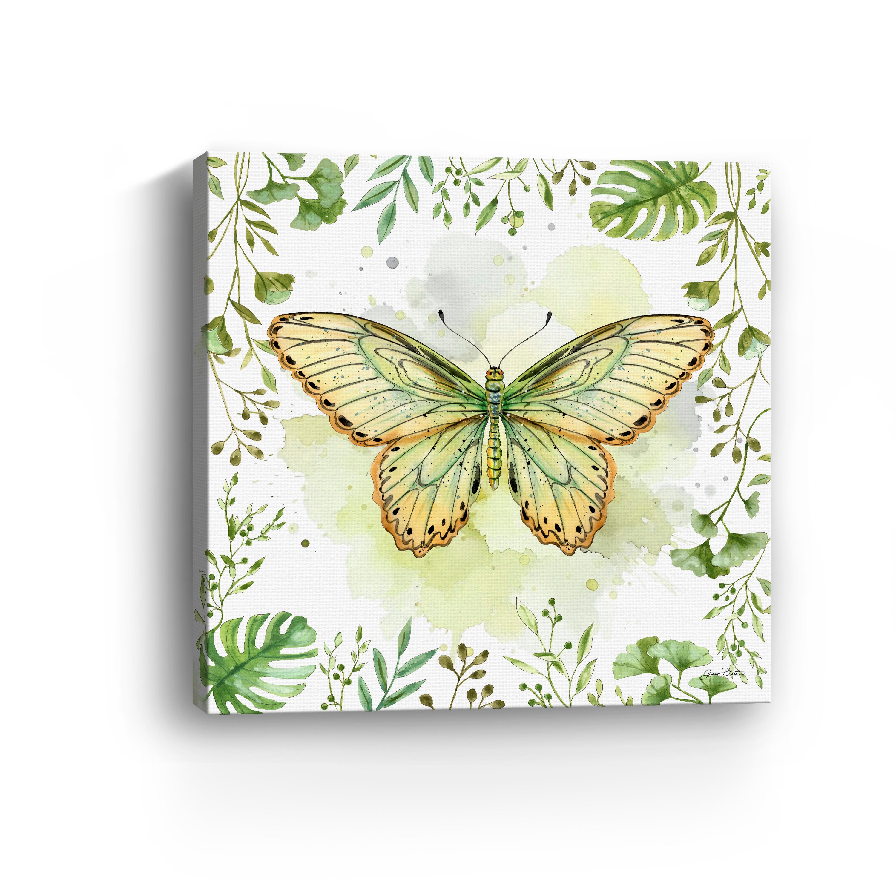 Butterfly Botanical Garden I Canvas Giclee