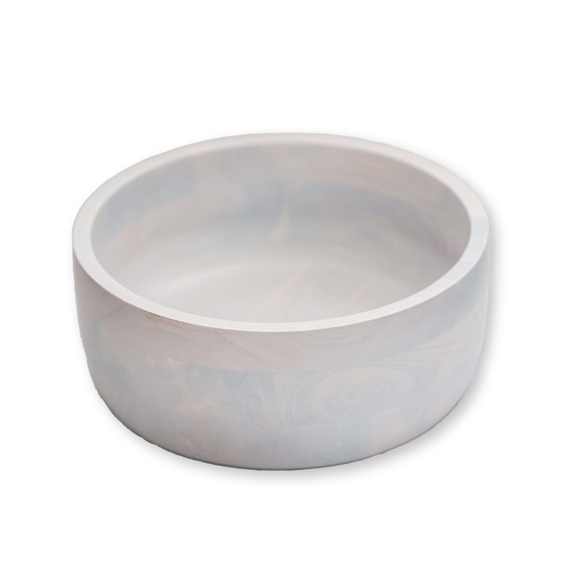 Whitewash Collection Acacia Wood Round Serving Bowl