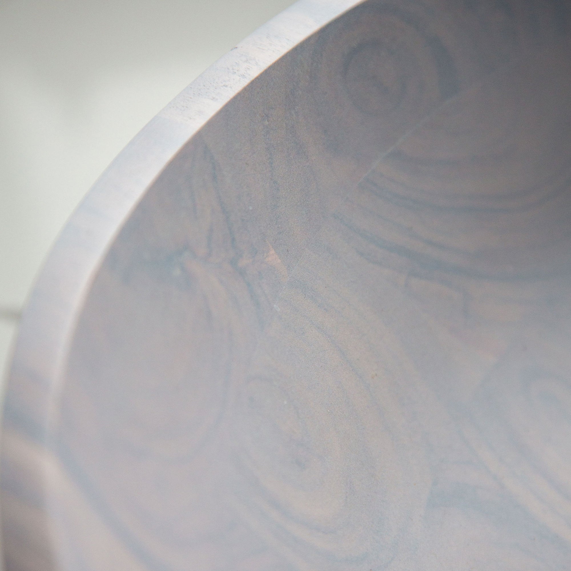 Whitewash Collection Acacia Wood Oval Serving Bowl