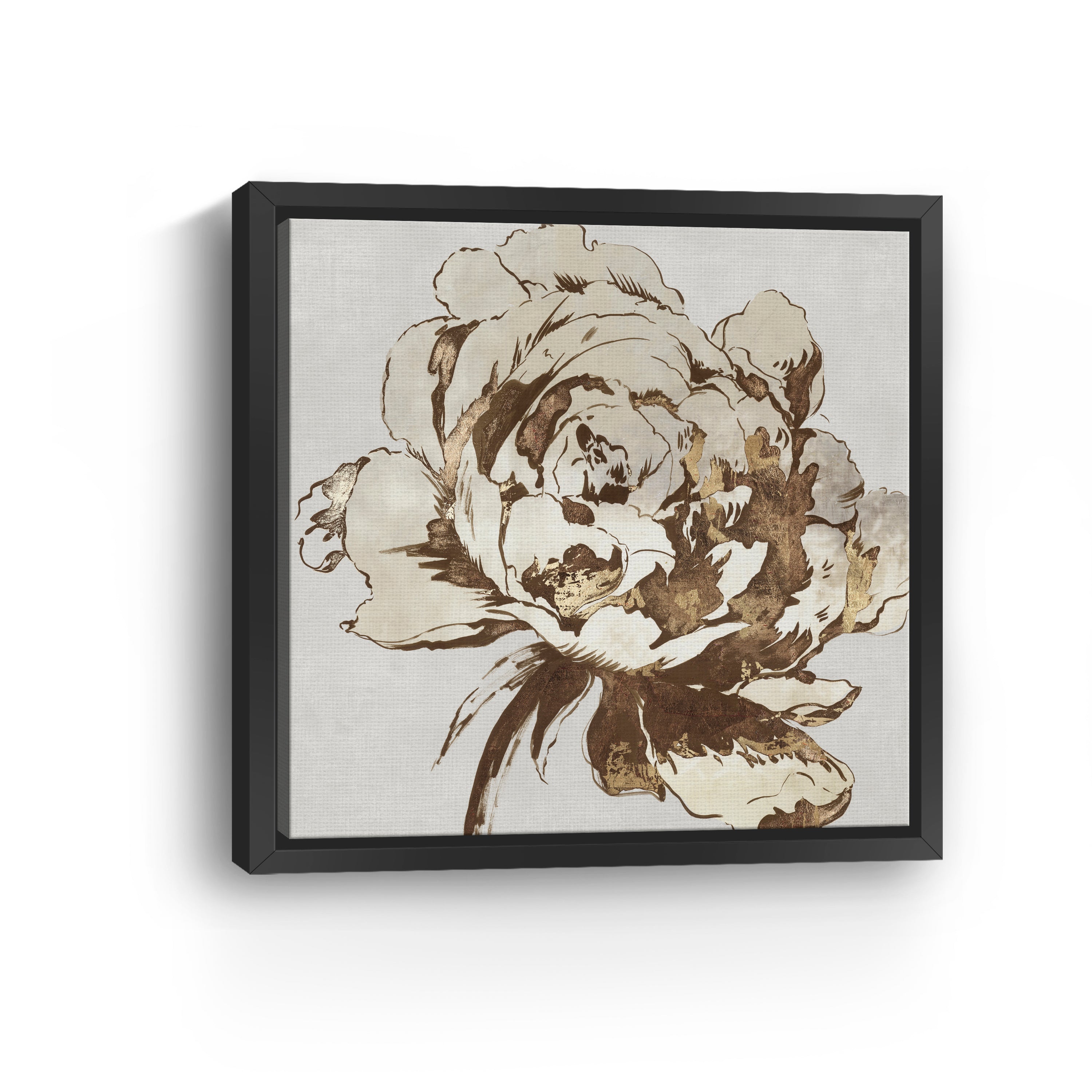 Golden Flower I Canvas Giclee