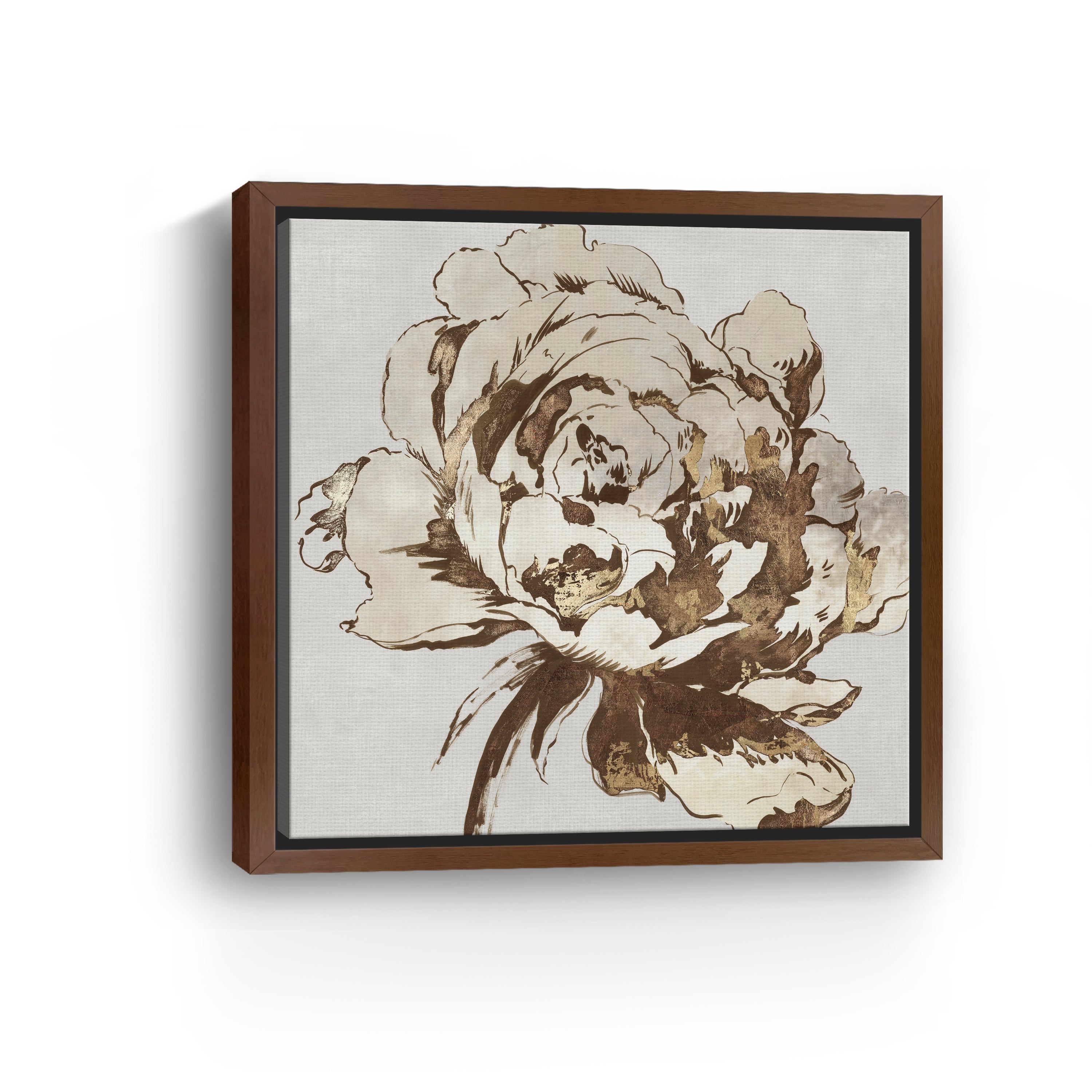 Golden Flower I Canvas Giclee