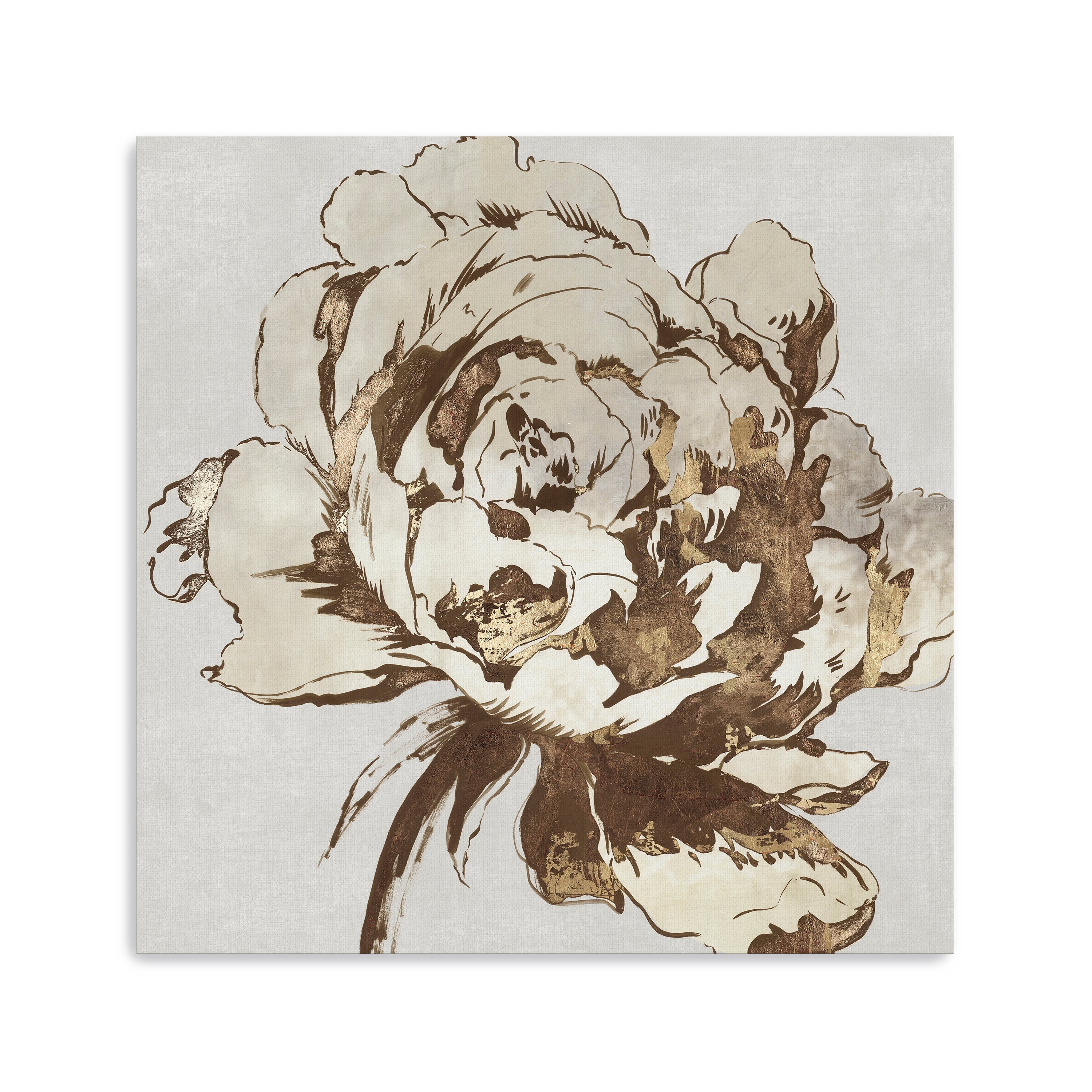 Golden Flower I Canvas Giclee