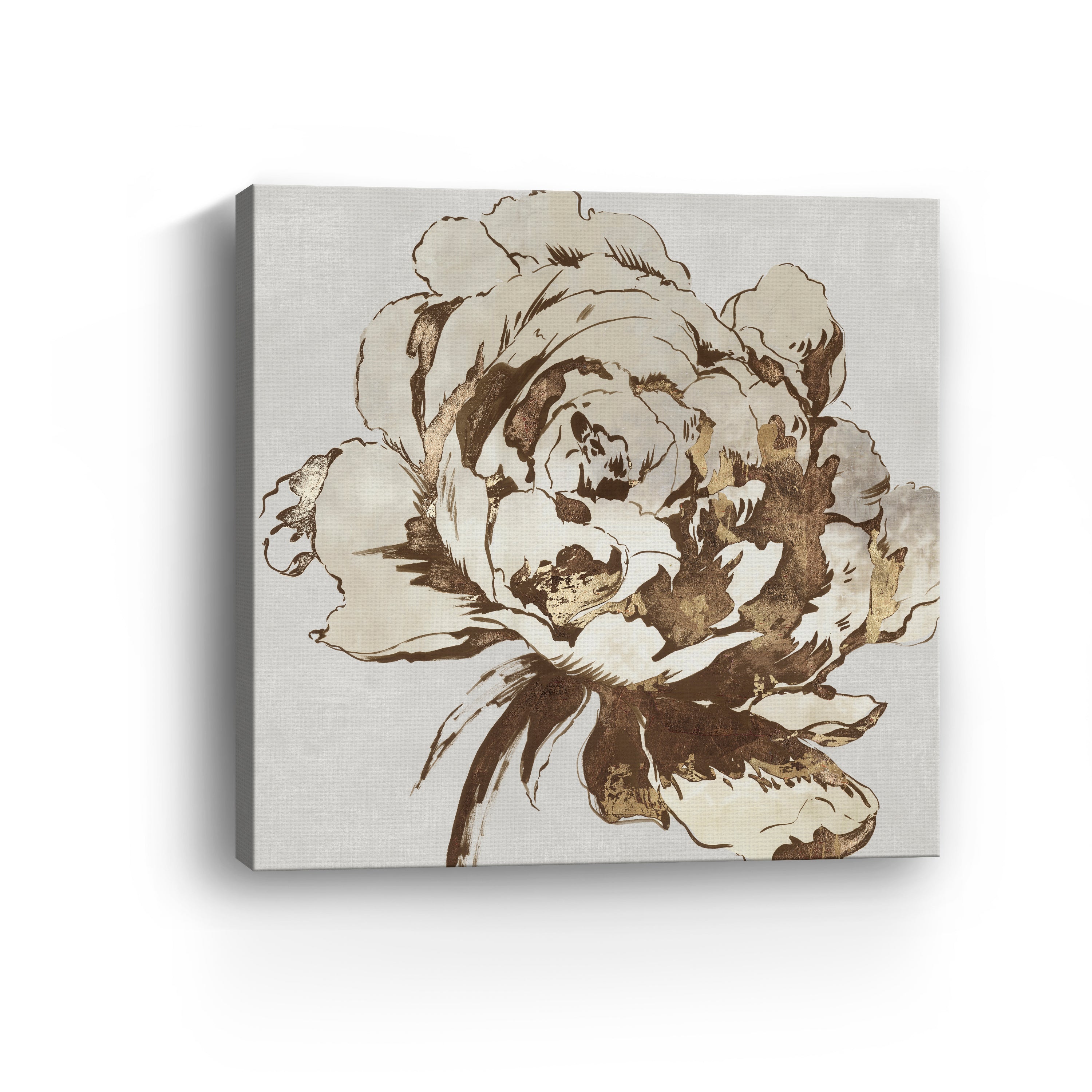 Golden Flower I Canvas Giclee