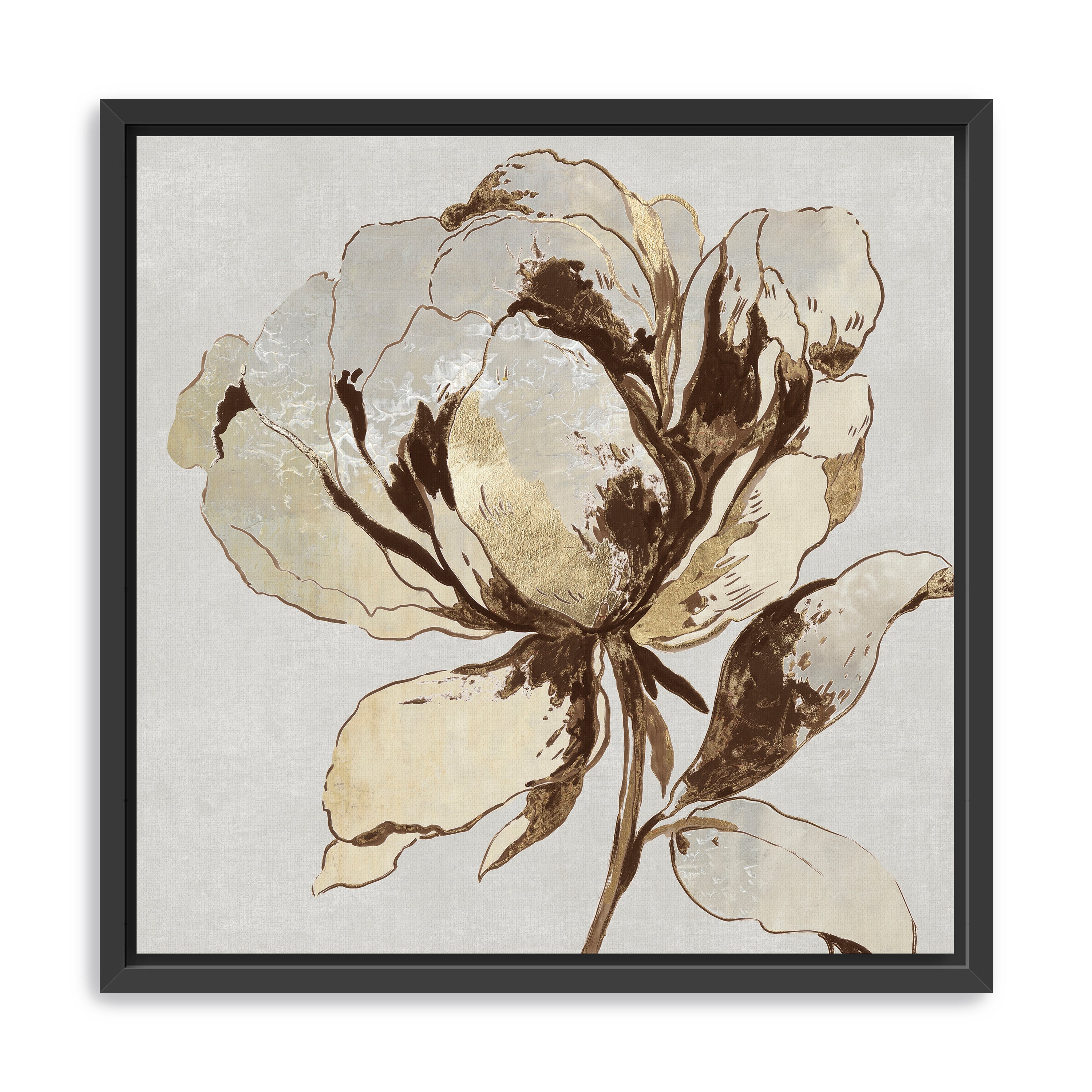 Golden Flower II Canvas Giclee