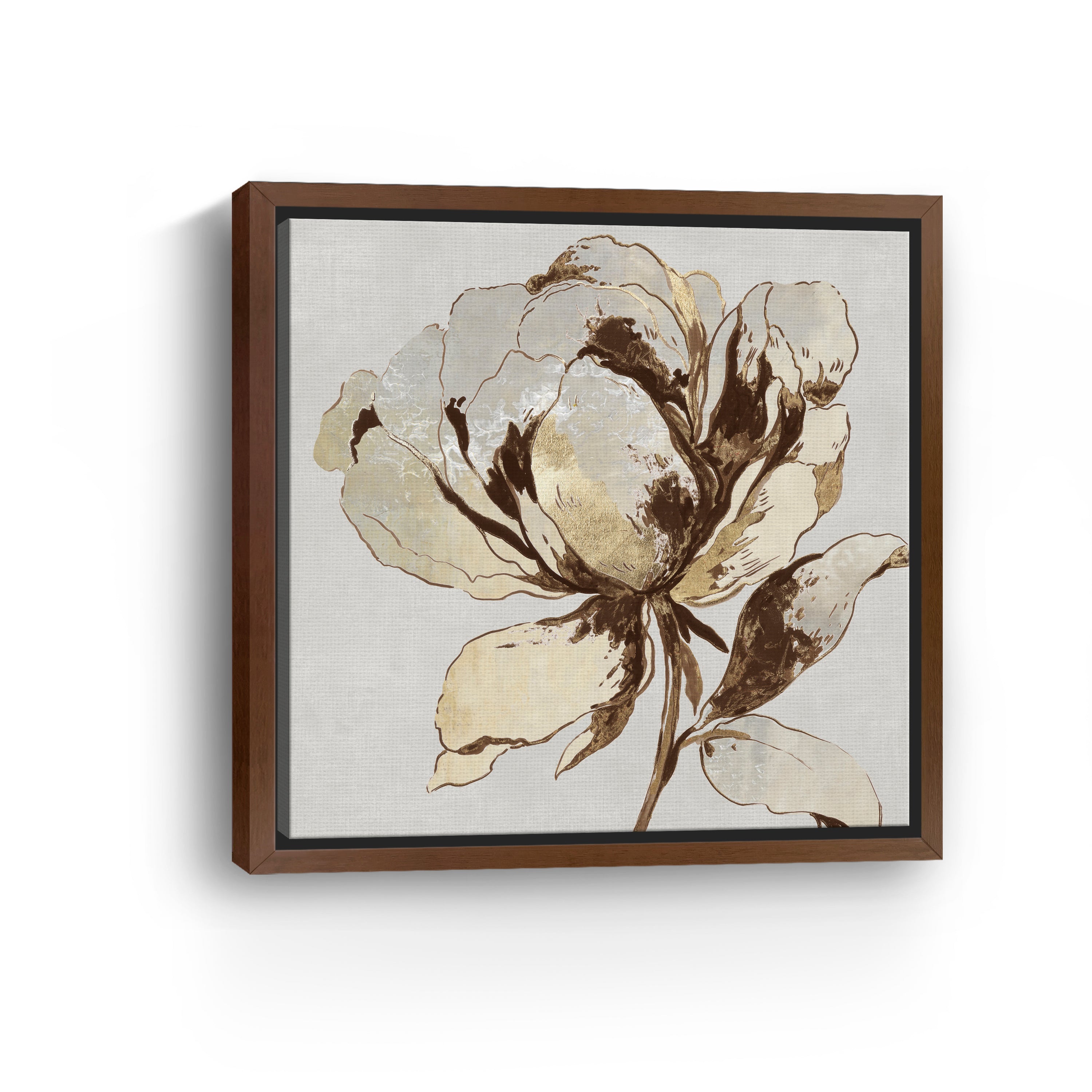 Golden Flower II Canvas Giclee