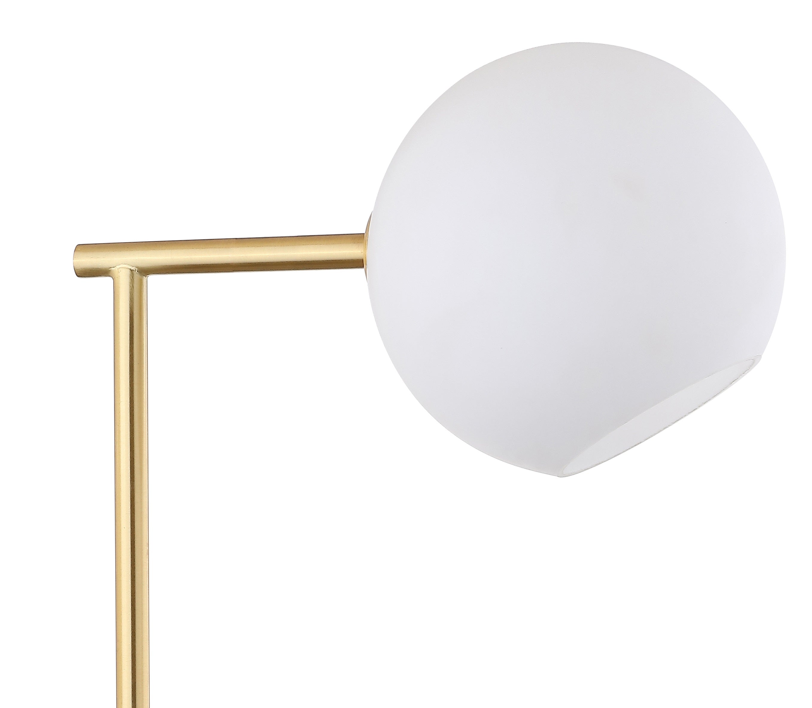 Charles Contemporary Modern Metal/Marble LED Table Lamp