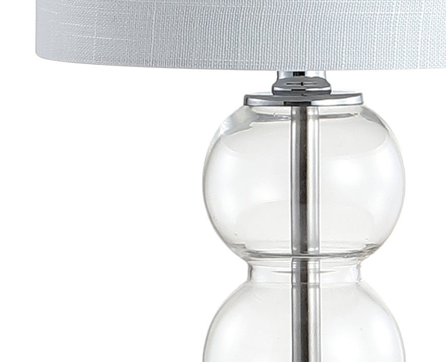 February Glass/Metal LED Table Lamp