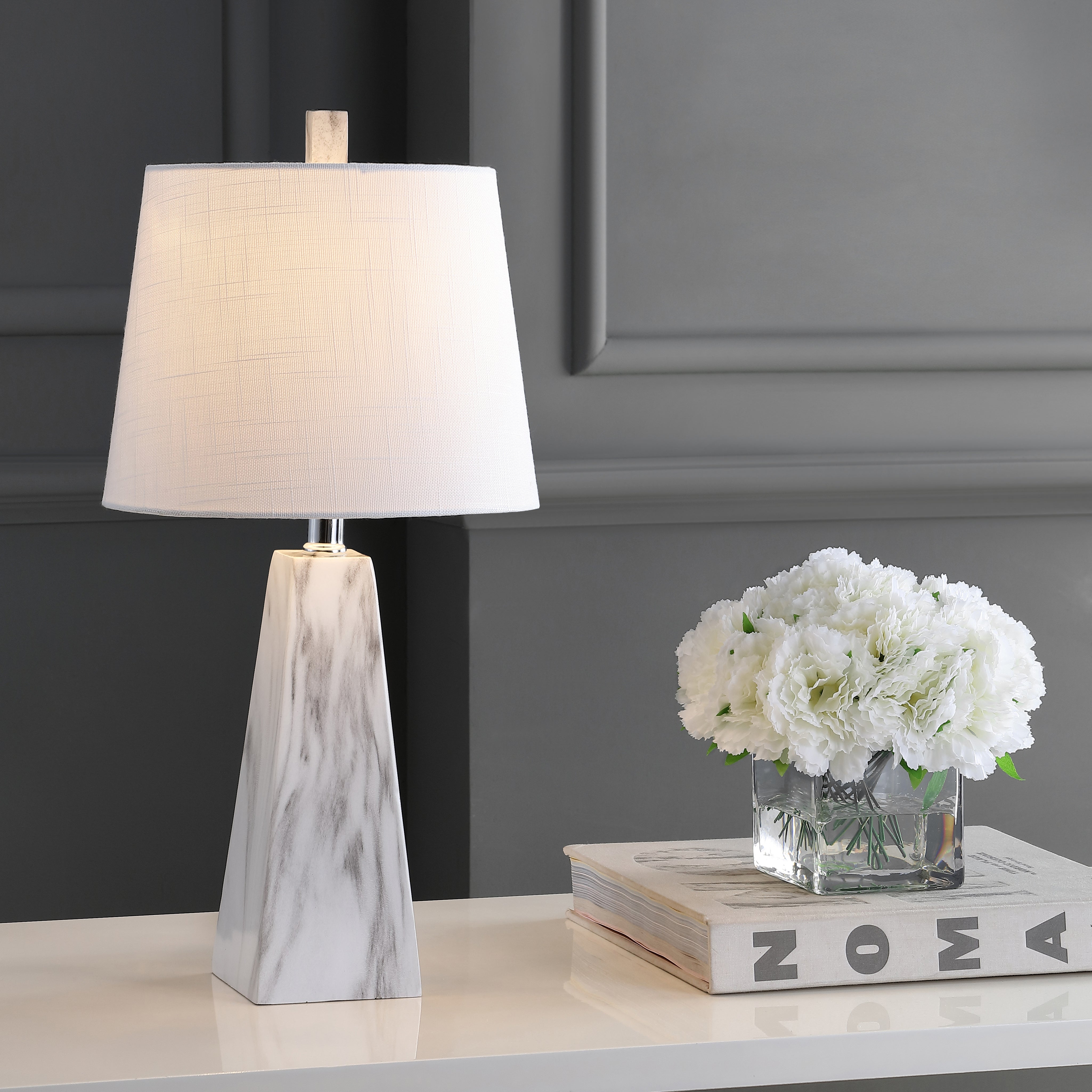 Owen Contemporary Resin LED Table Lamp