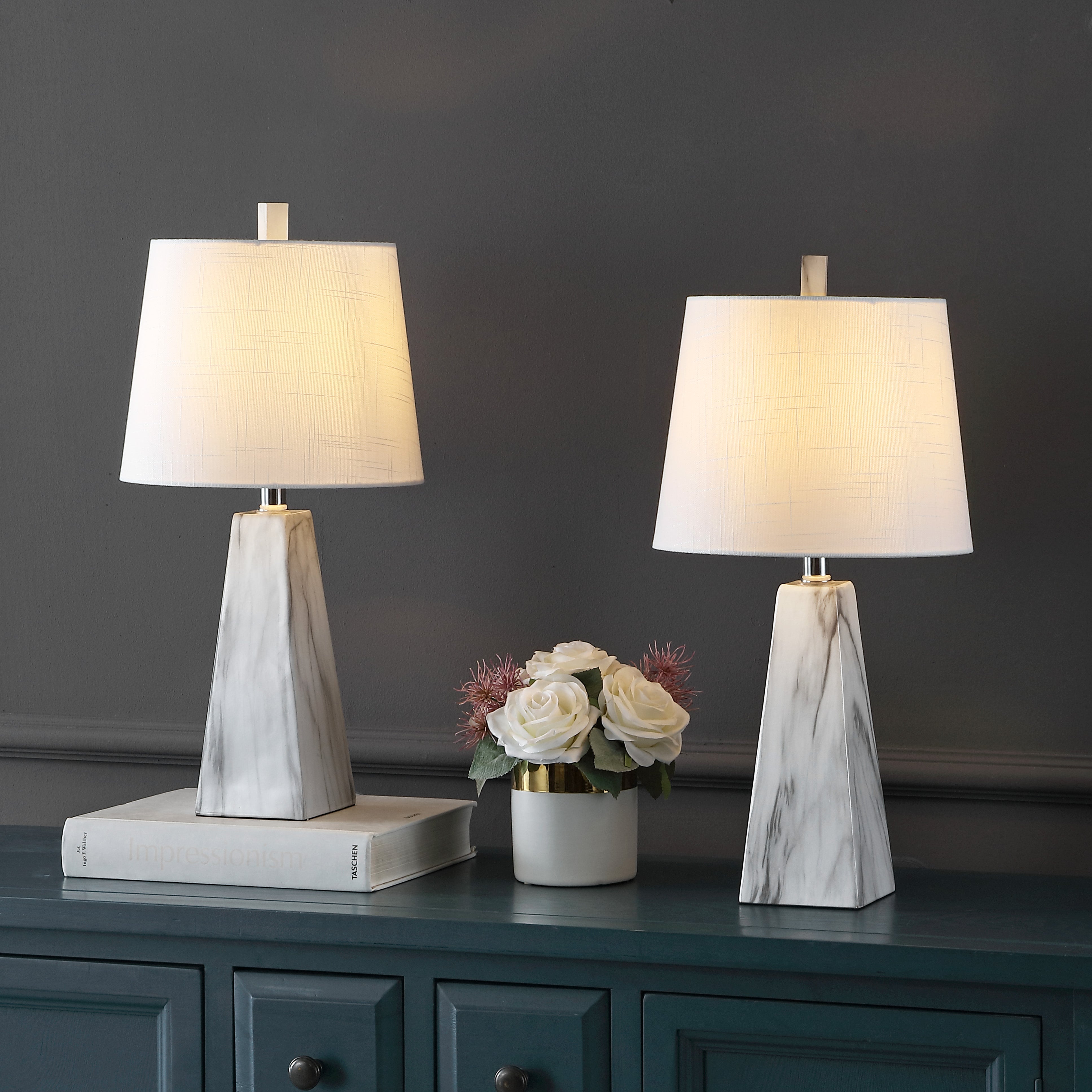 Owen Contemporary Resin LED Table Lamp