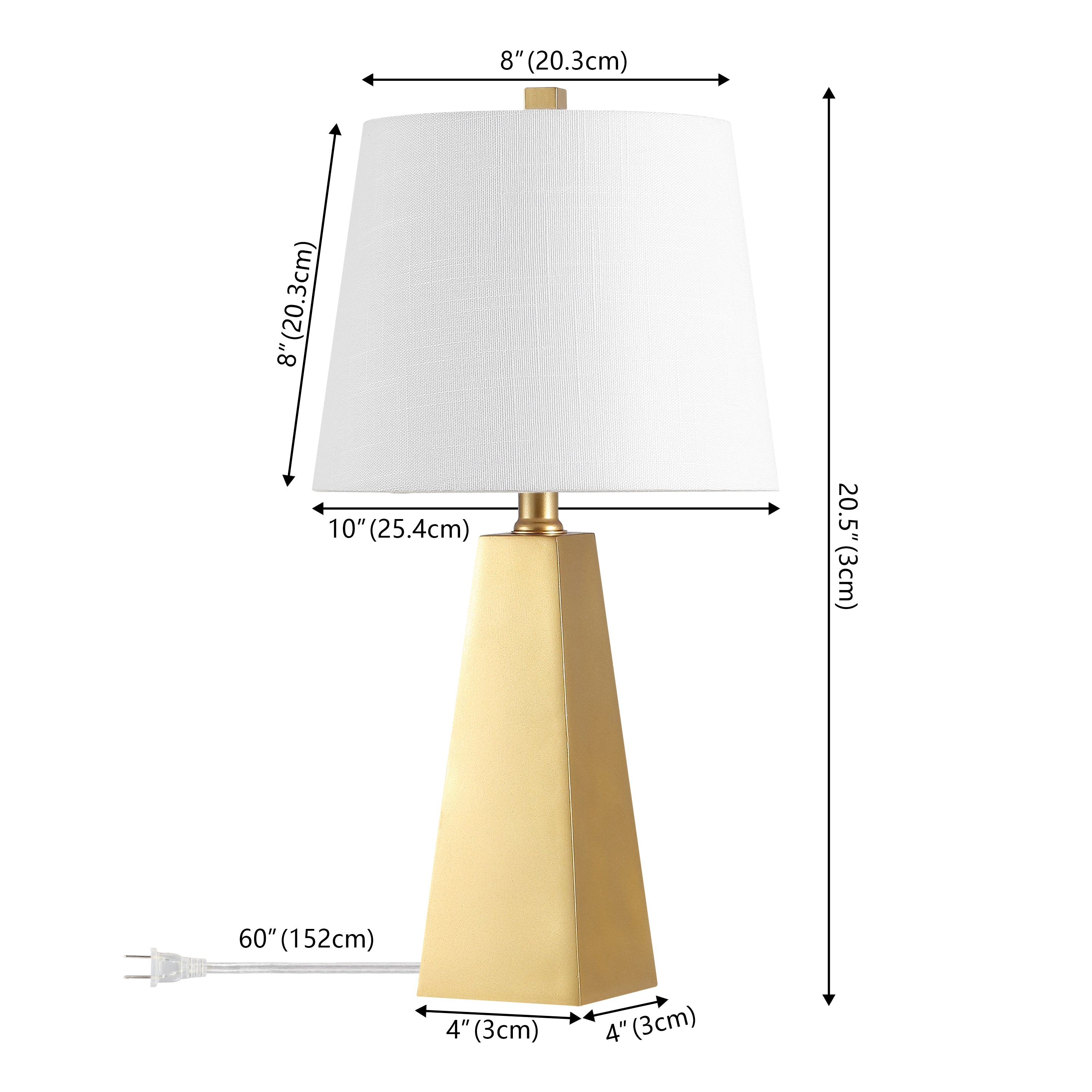 Owen Contemporary Resin LED Table Lamp