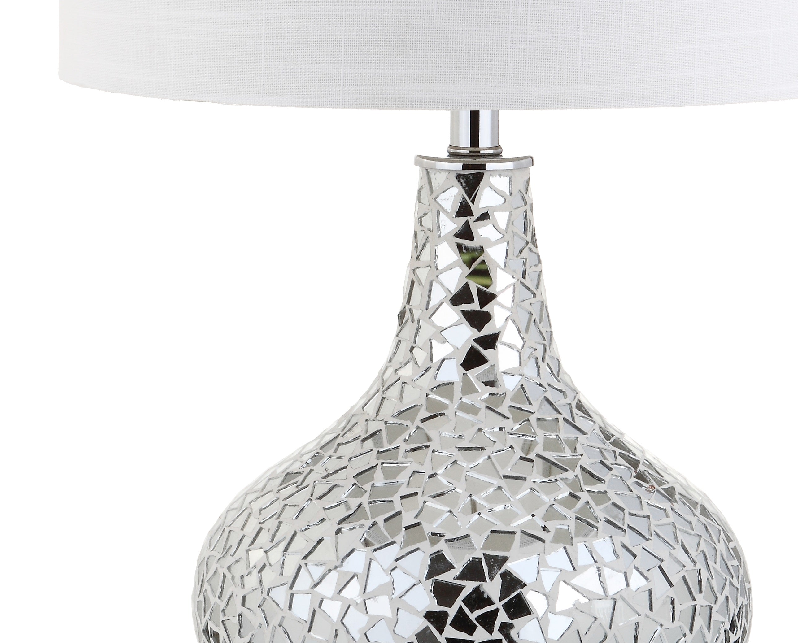 Emilia Mirrored Mosaic LED Table Lamp