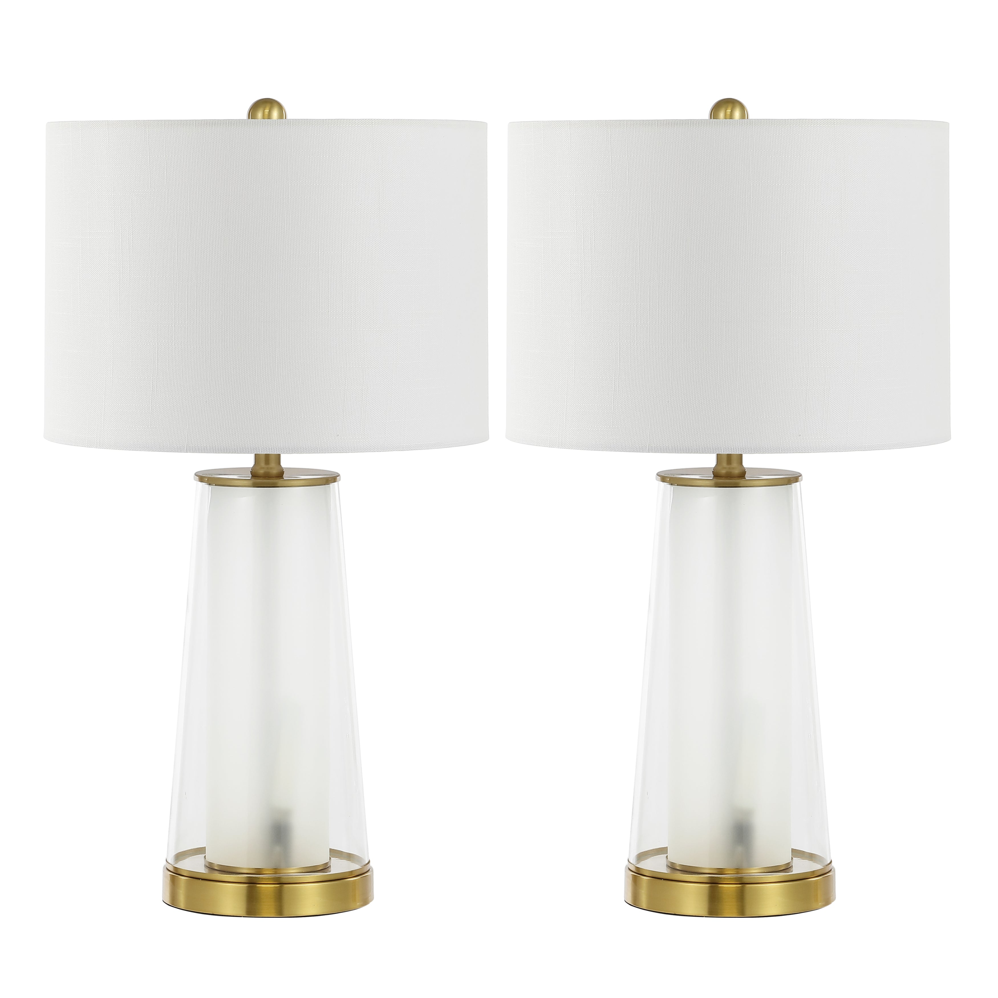 Tryon Modern Minimalist Glass/Iron Nightlight LED Table Lamp