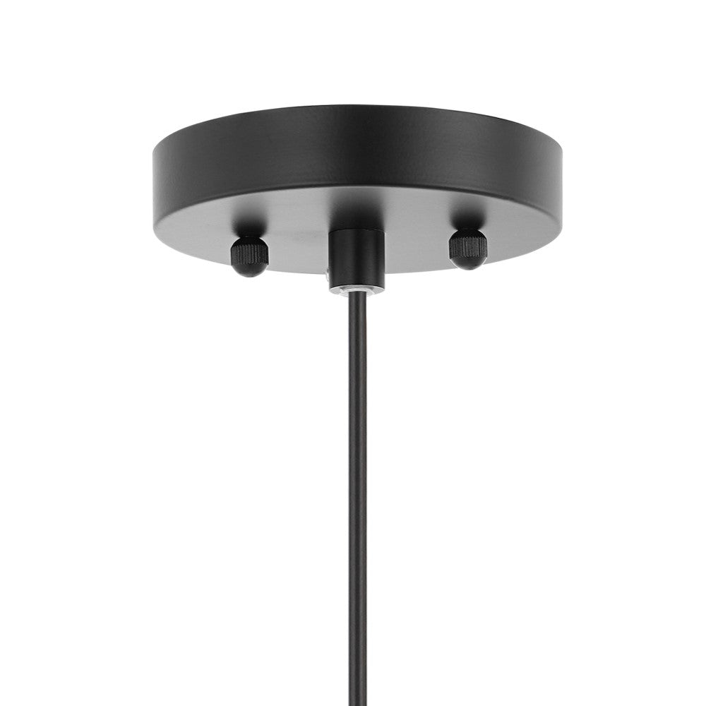 Mateo 1-Light Farmhouse Coastal Bamboo 180" Cord Plug-In or Hardwired LED Pendant