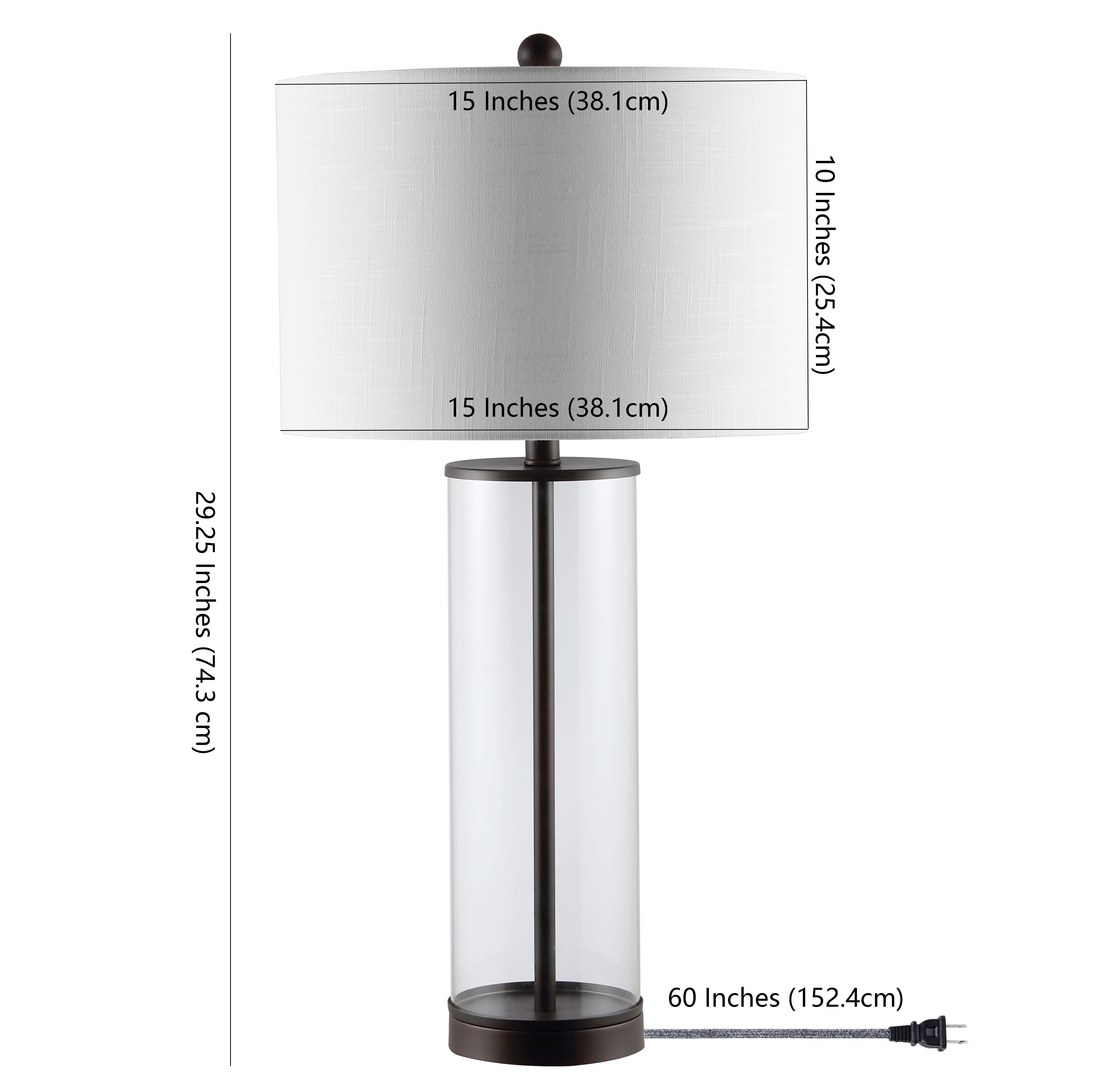Harper Glass LED Table Lamp