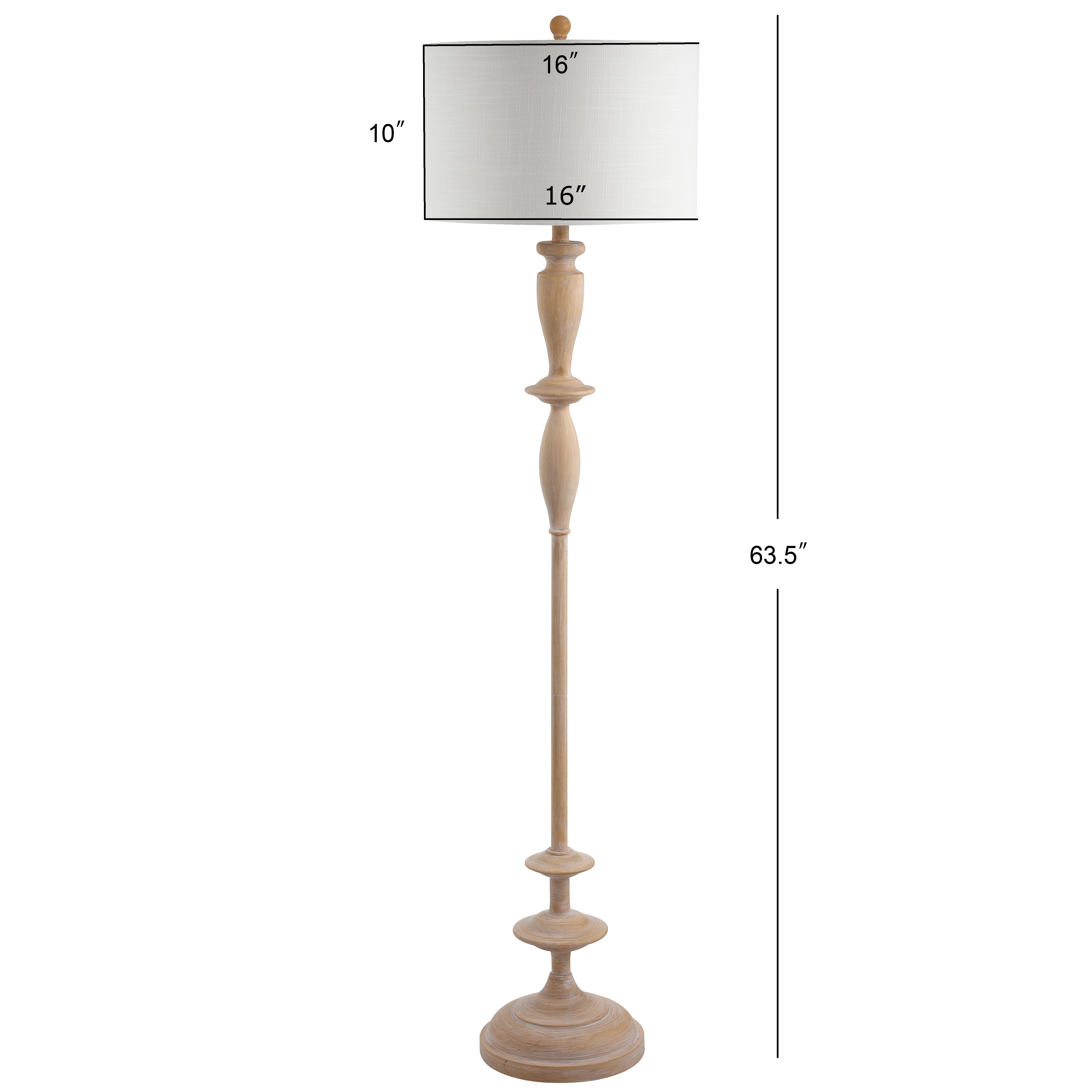 Aldrin Resin LED Floor Lamp