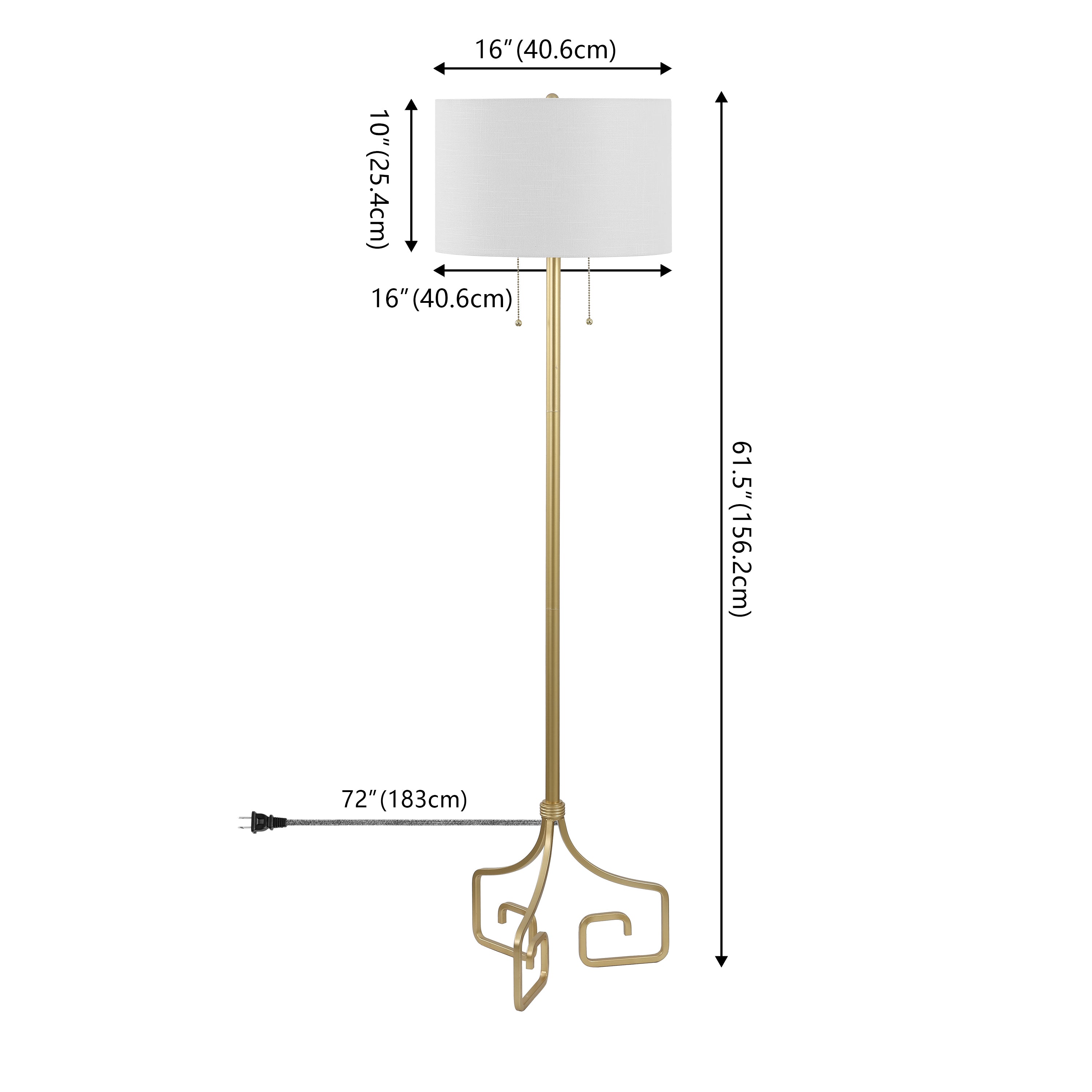 Newman Metal LED Floor Lamp