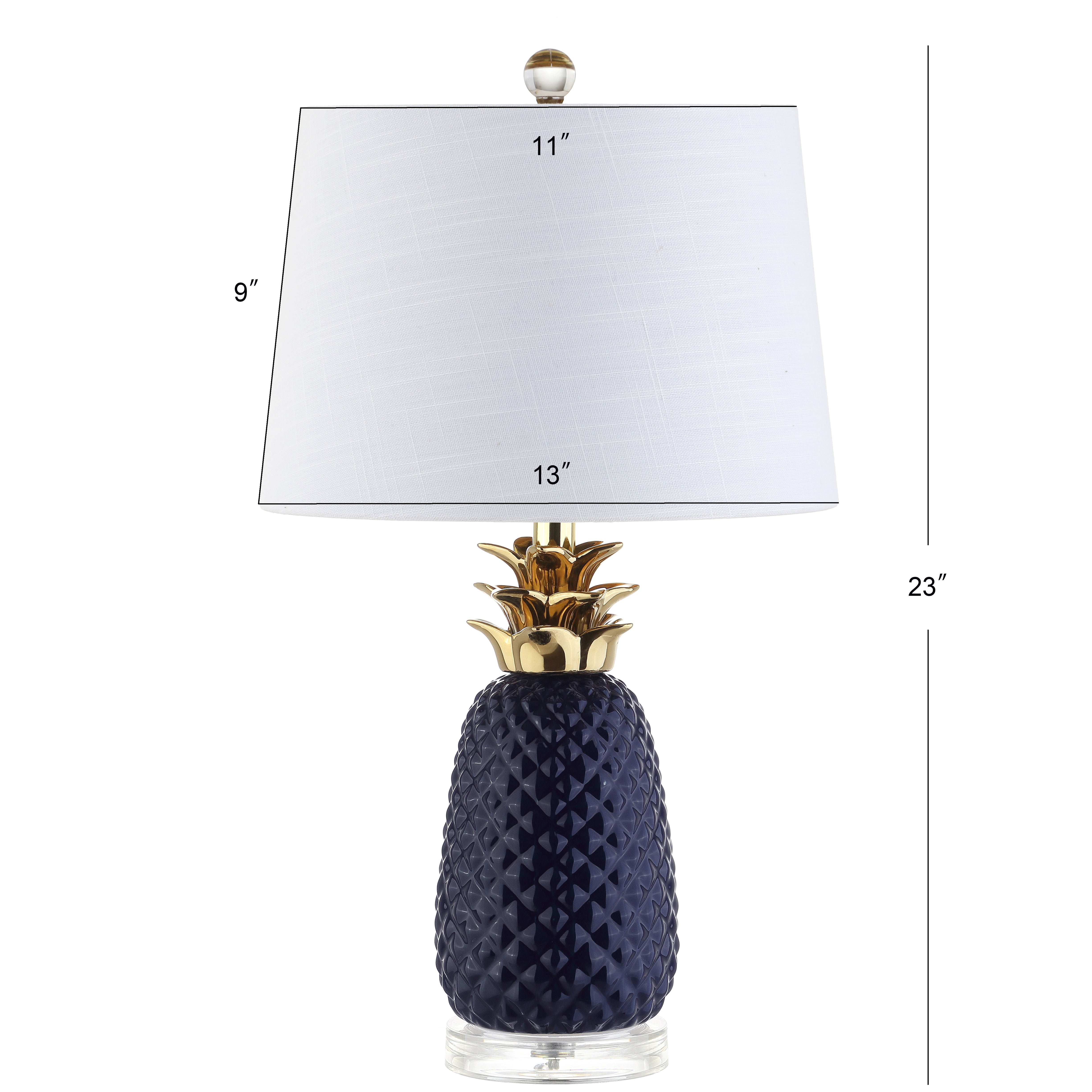 Pineapple Ceramic LED Table Lamp