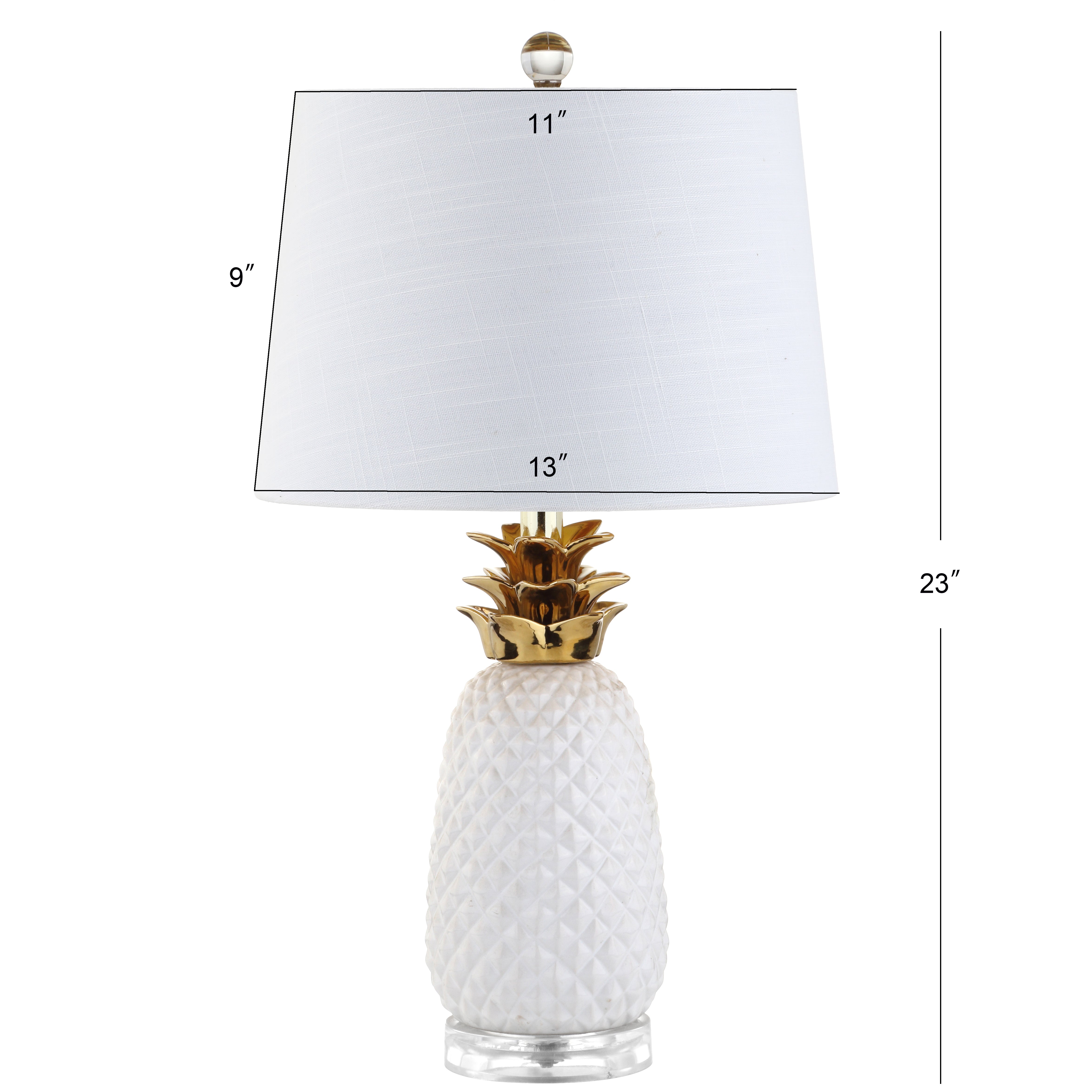 Pineapple Ceramic LED Table Lamp