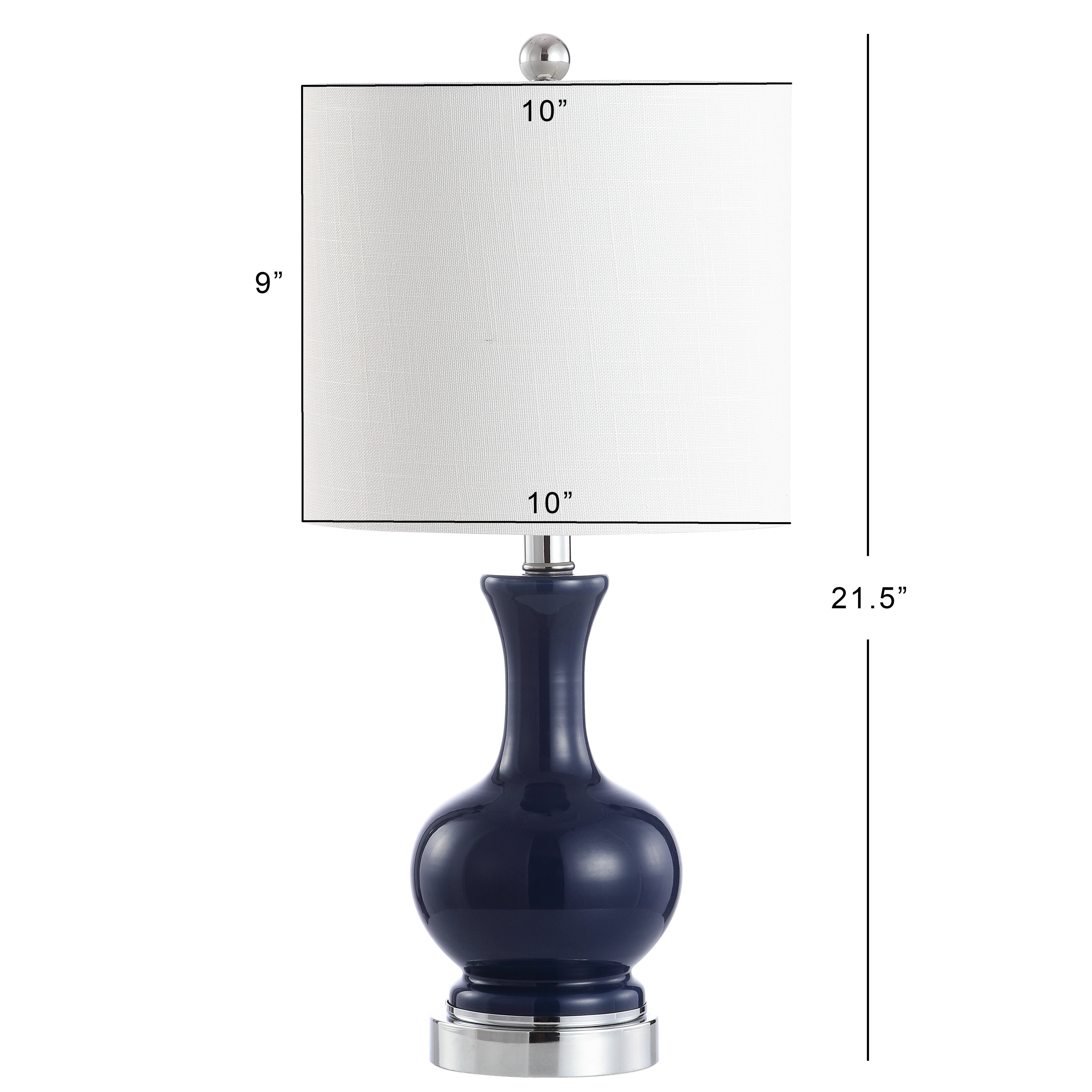 Cox Glass/Metal LED Table Lamp