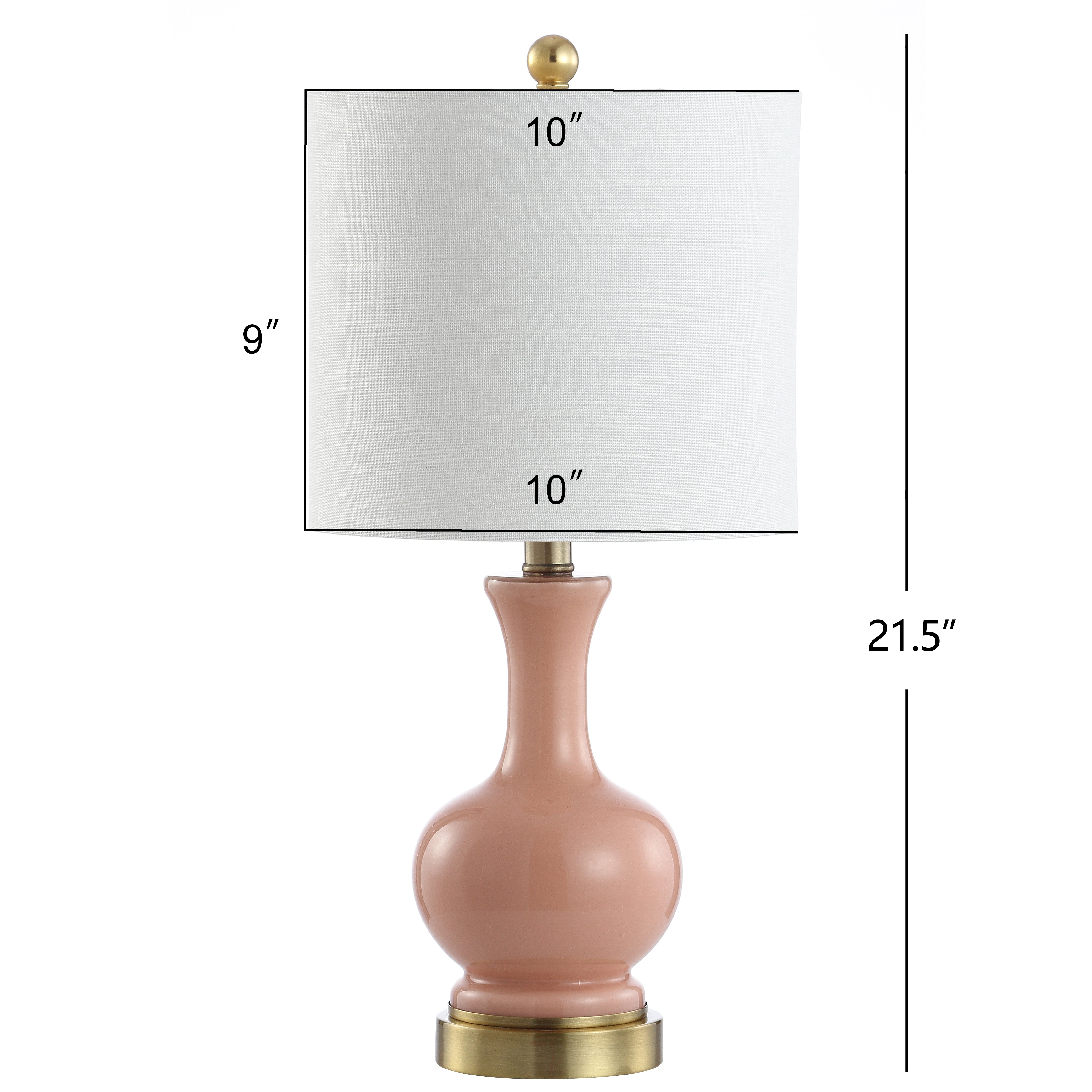 Cox Glass/Metal LED Table Lamp