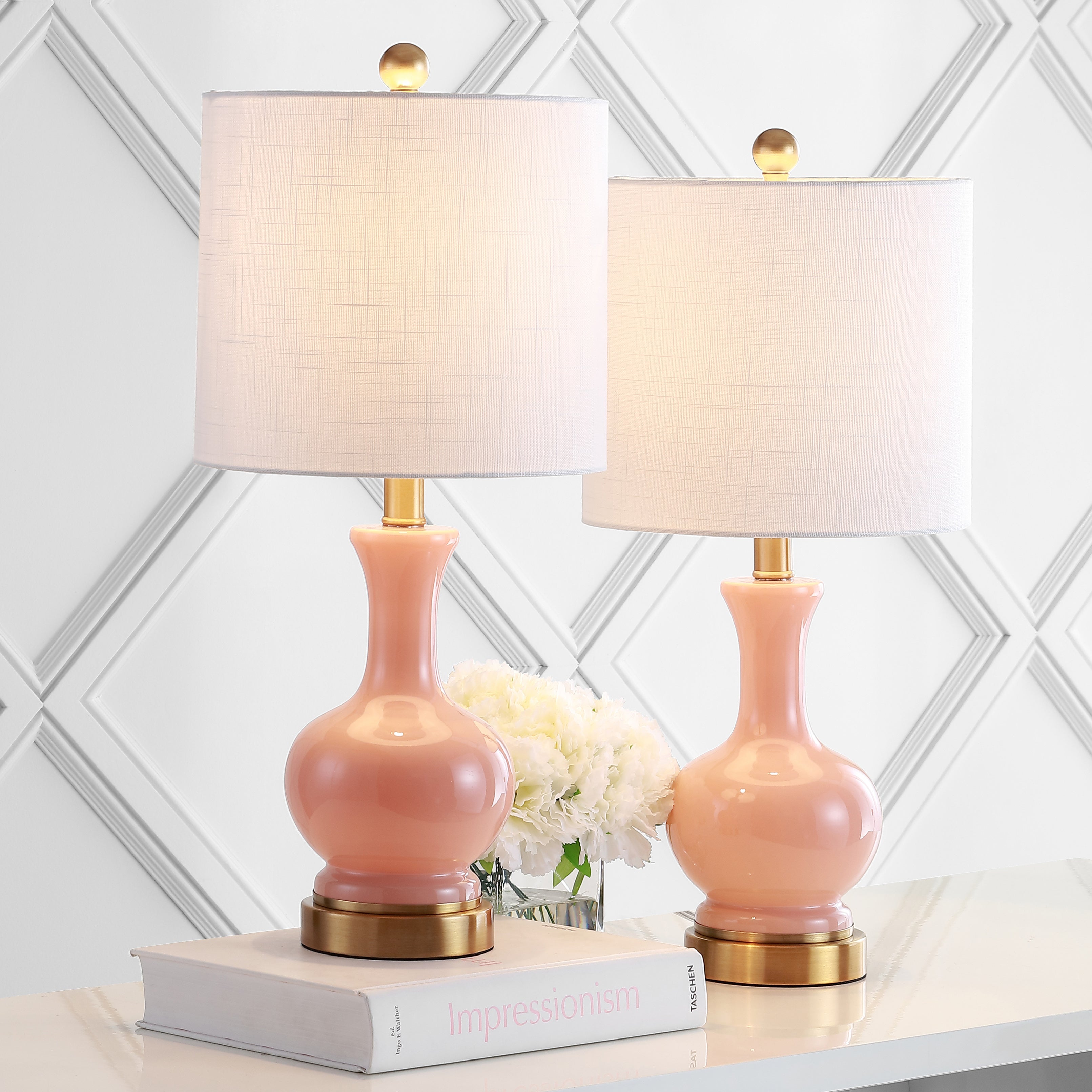 Cox Glass/Metal LED Table Lamp