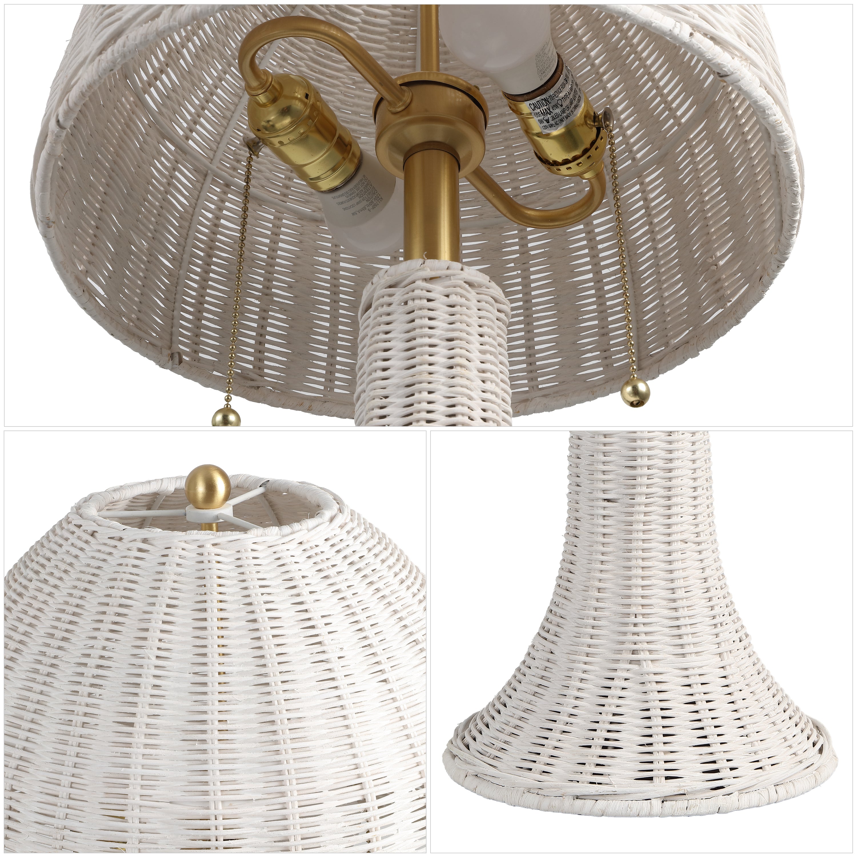 Joanie Bohemian Rustic Iron LED Table Lamp
