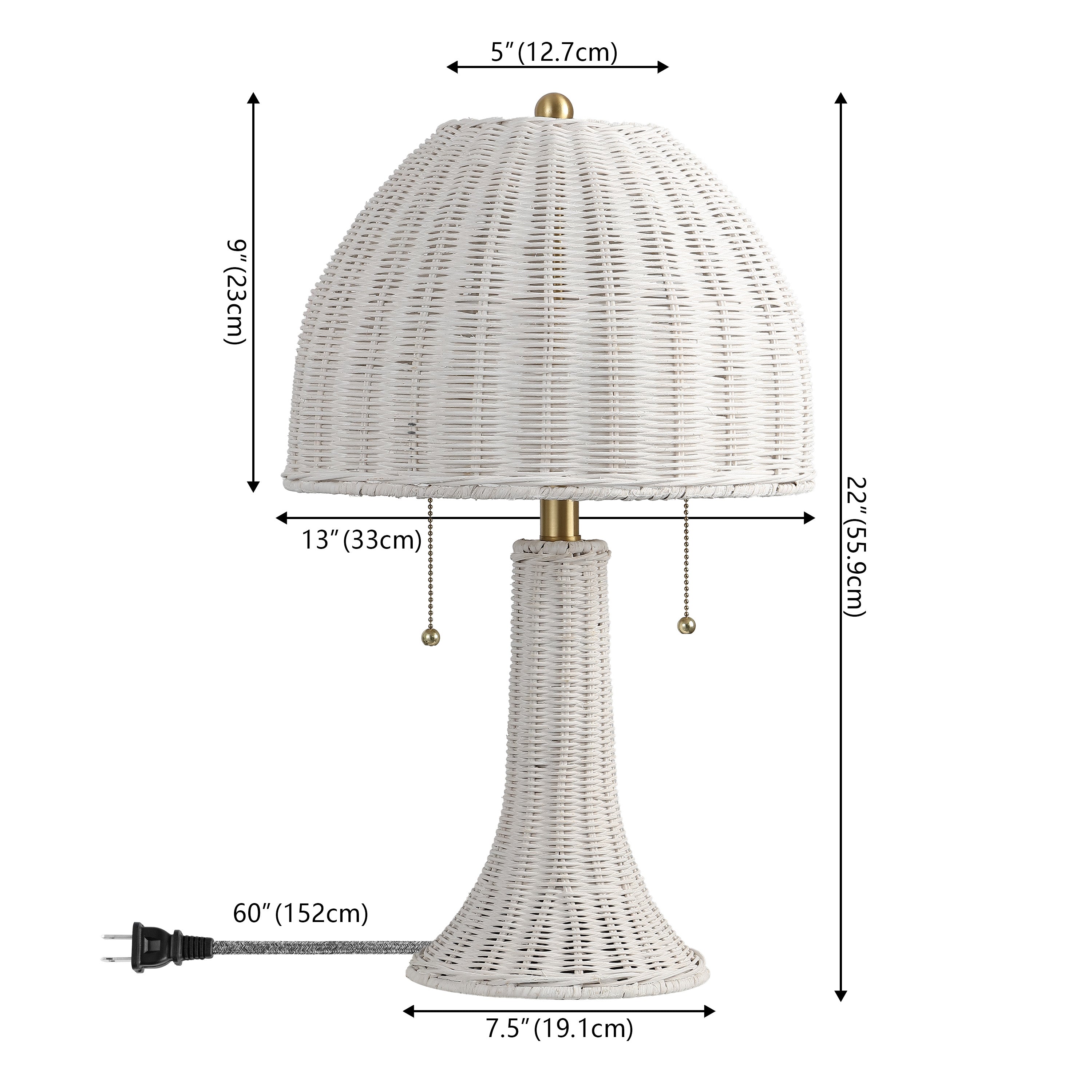 Joanie Bohemian Rustic Iron LED Table Lamp