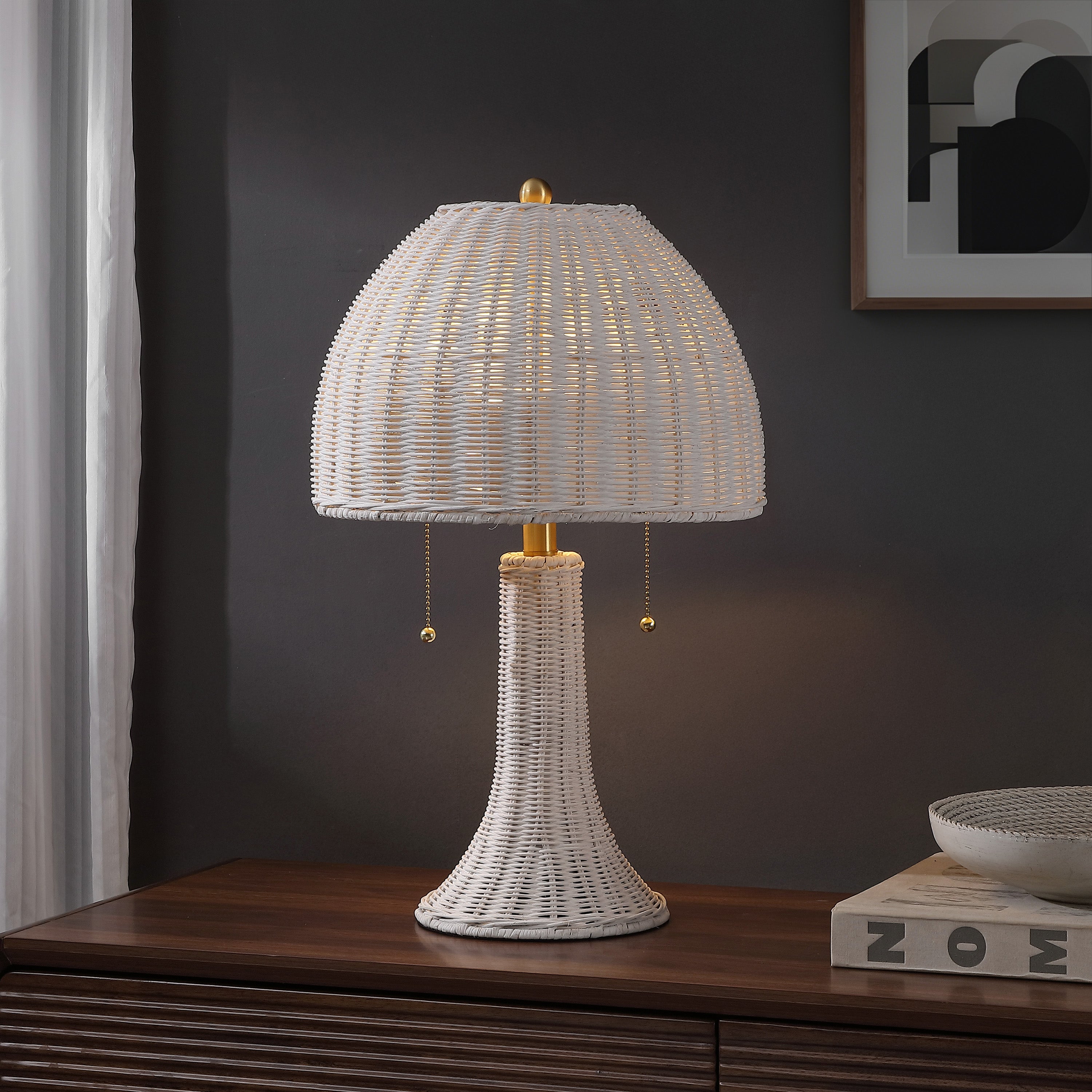 Joanie Bohemian Rustic Iron LED Table Lamp