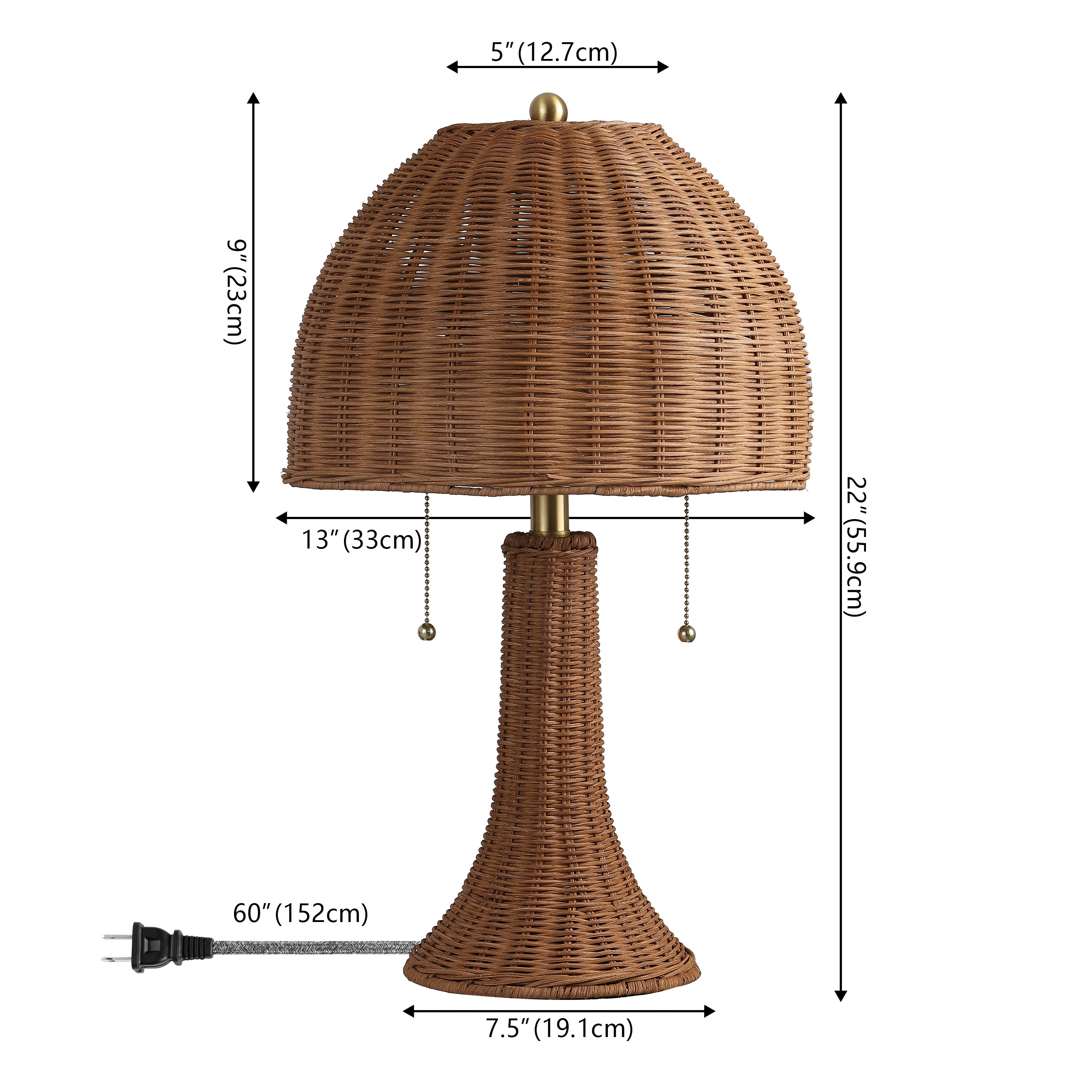Joanie Bohemian Rustic Iron LED Table Lamp