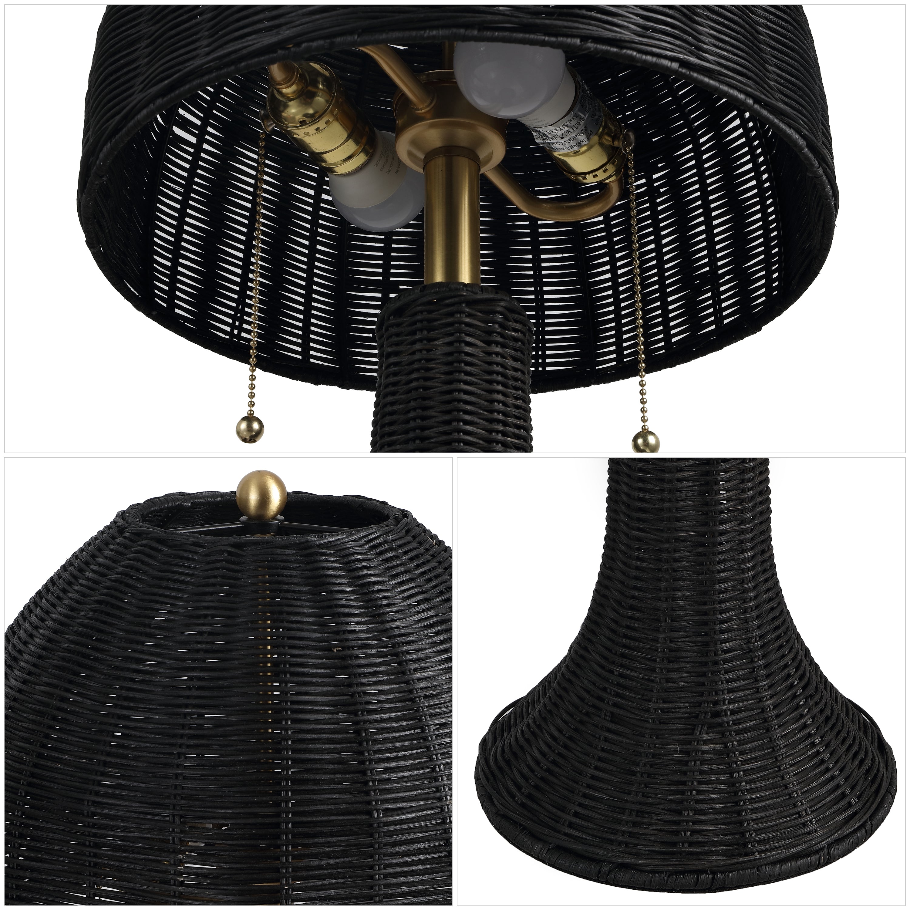 Joanie Bohemian Rustic Iron LED Table Lamp