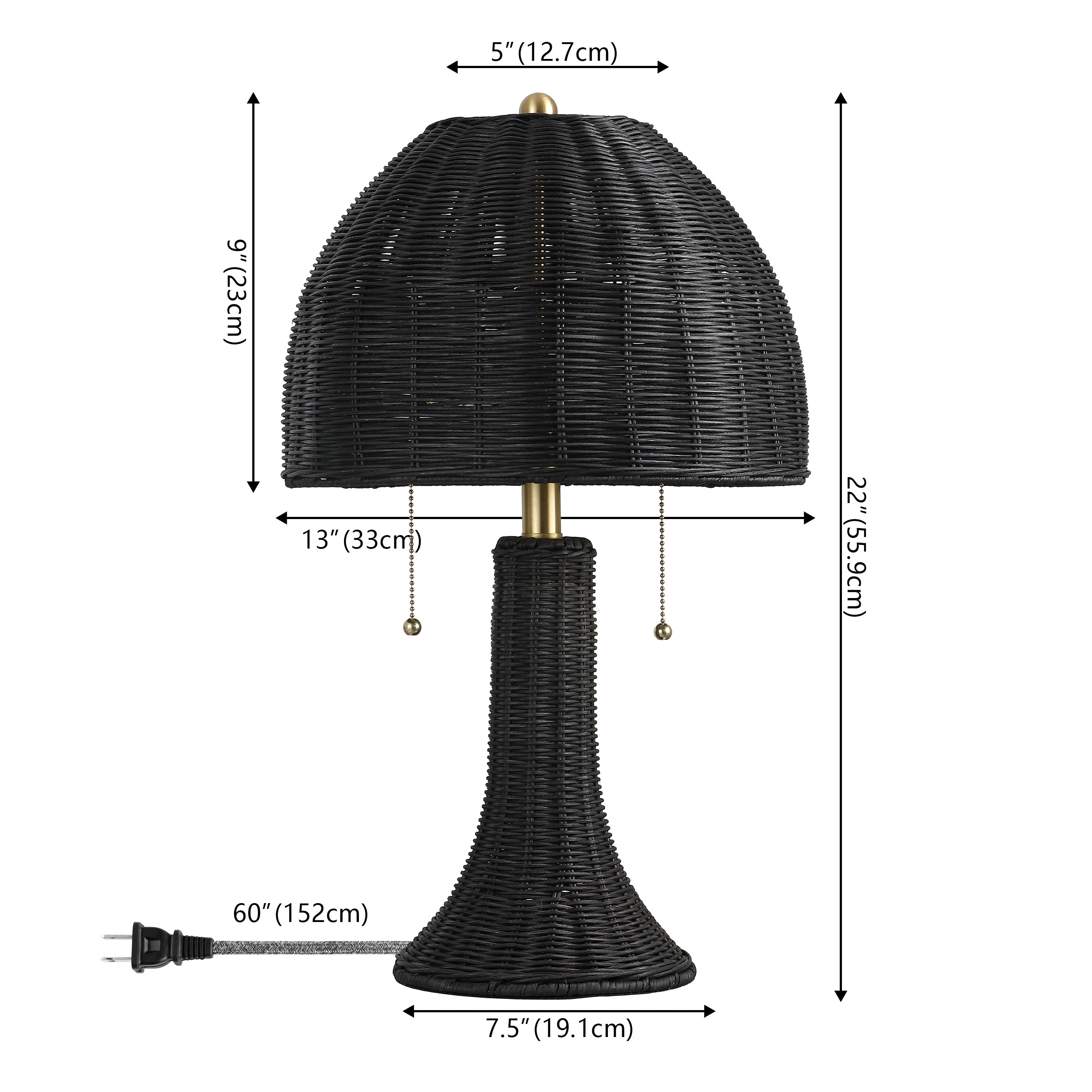Joanie Bohemian Rustic Iron LED Table Lamp