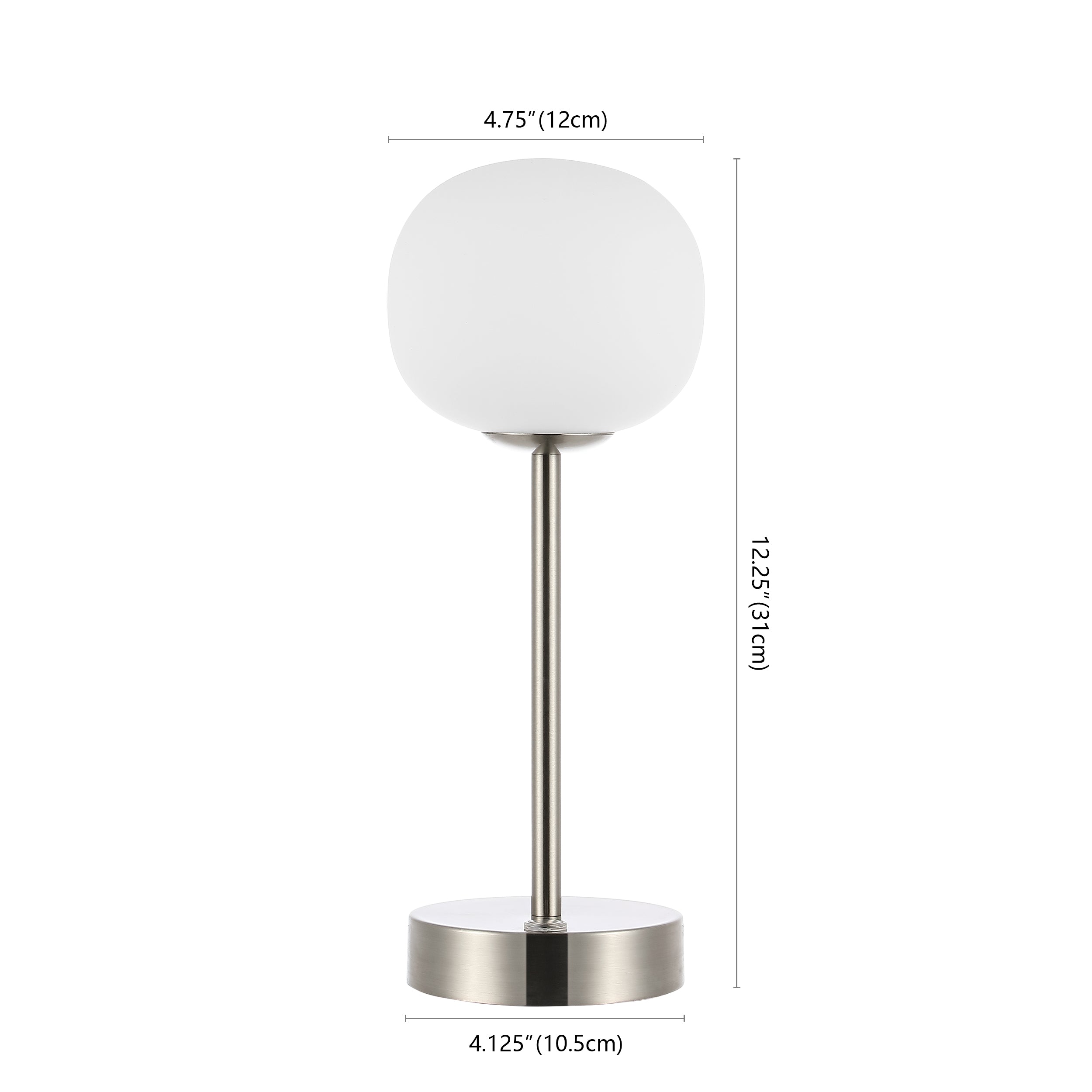 Natalia Modern Minimalist Iron Rechargeable Integrated Portable LED Table Lamp
