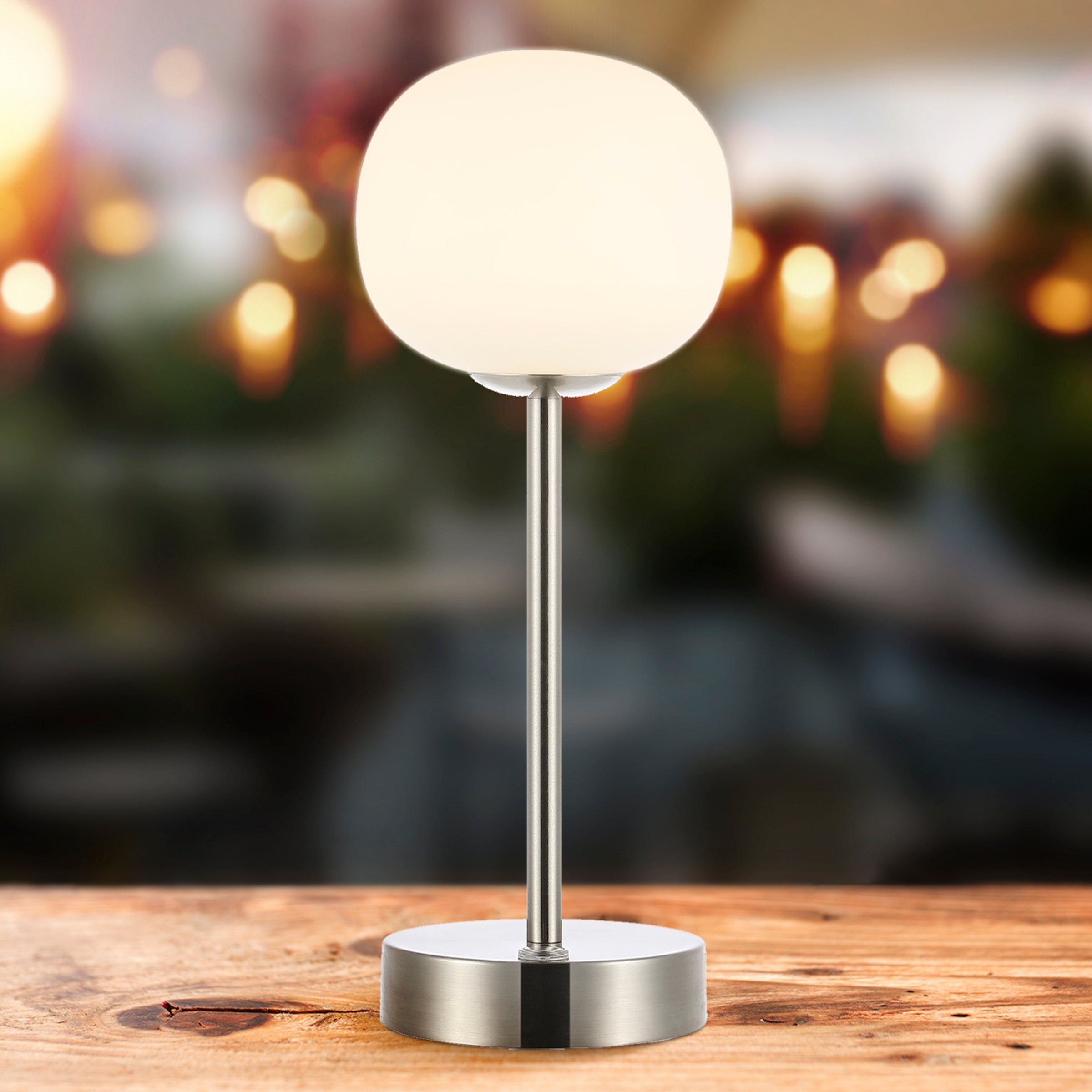 Natalia Modern Minimalist Iron Rechargeable Integrated Portable LED Table Lamp
