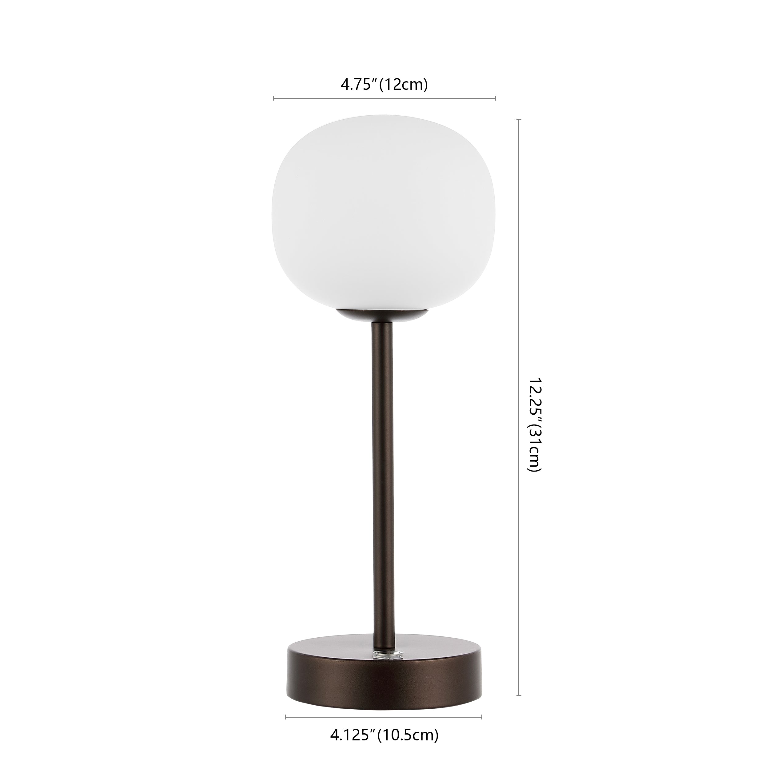 Natalia Modern Minimalist Iron Rechargeable Integrated Portable LED Table Lamp