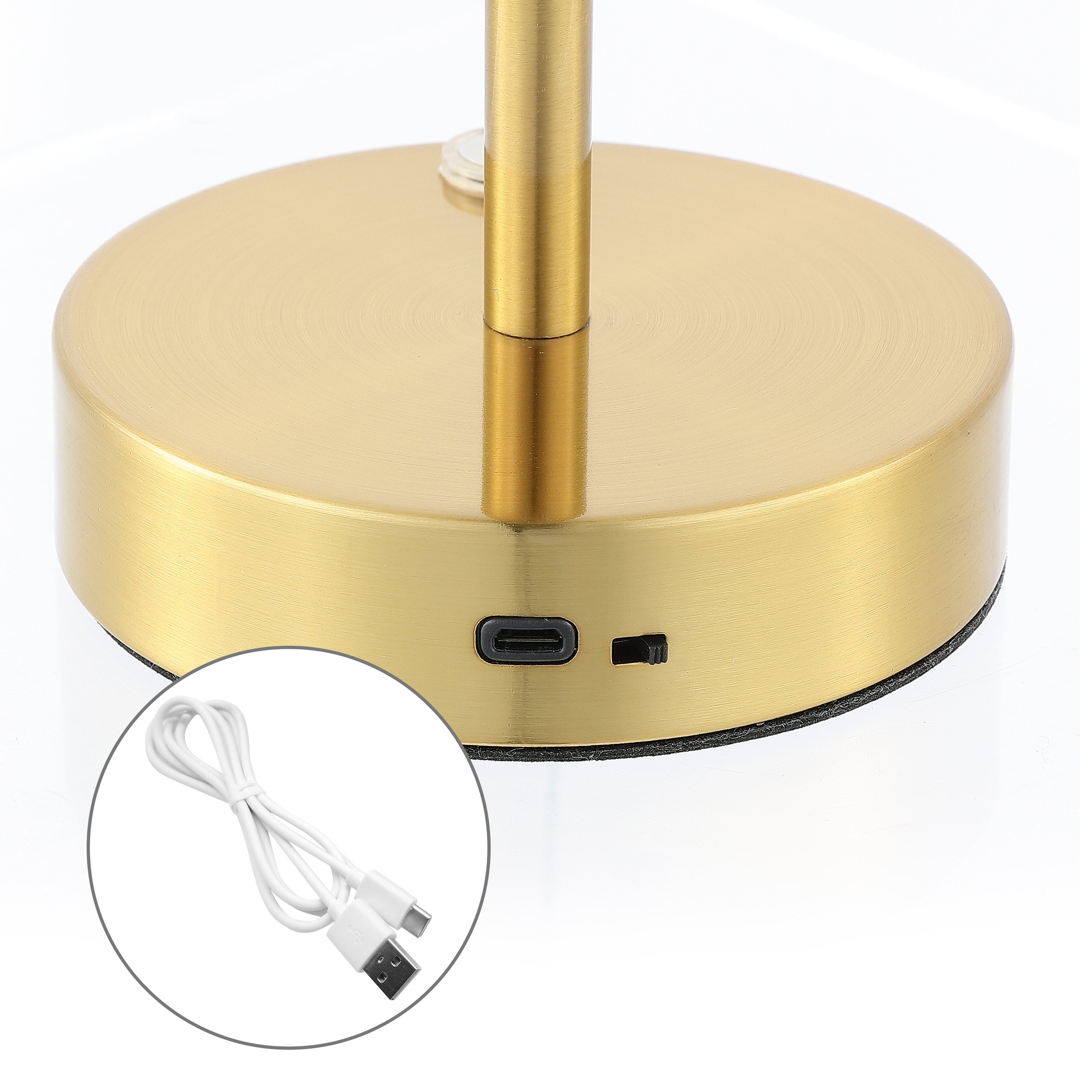 Natalia Modern Minimalist Iron Rechargeable Integrated Portable LED Table Lamp