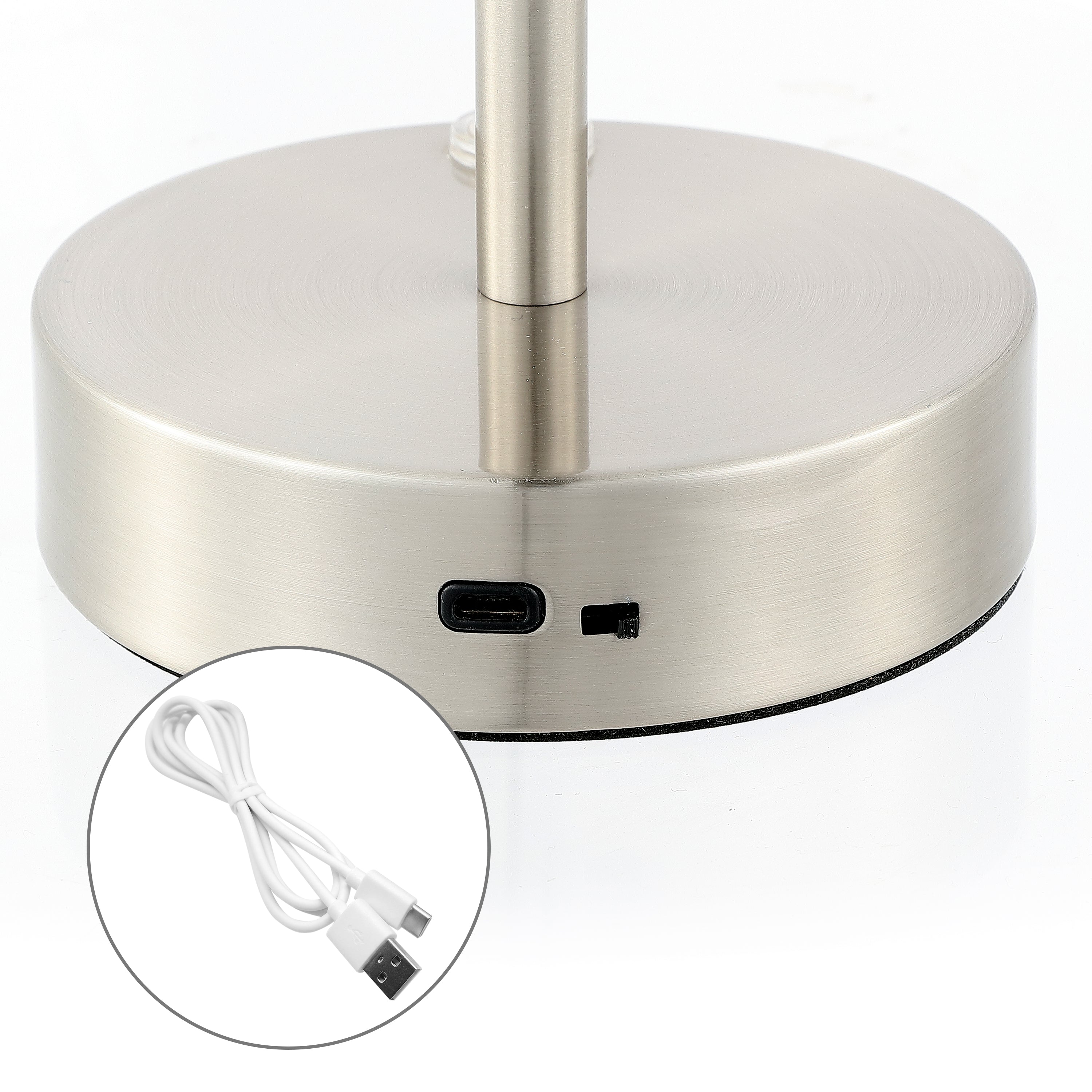 Xavier Modern Minimalist Iron Rechargeable Integrated Portable LED Table Lamp