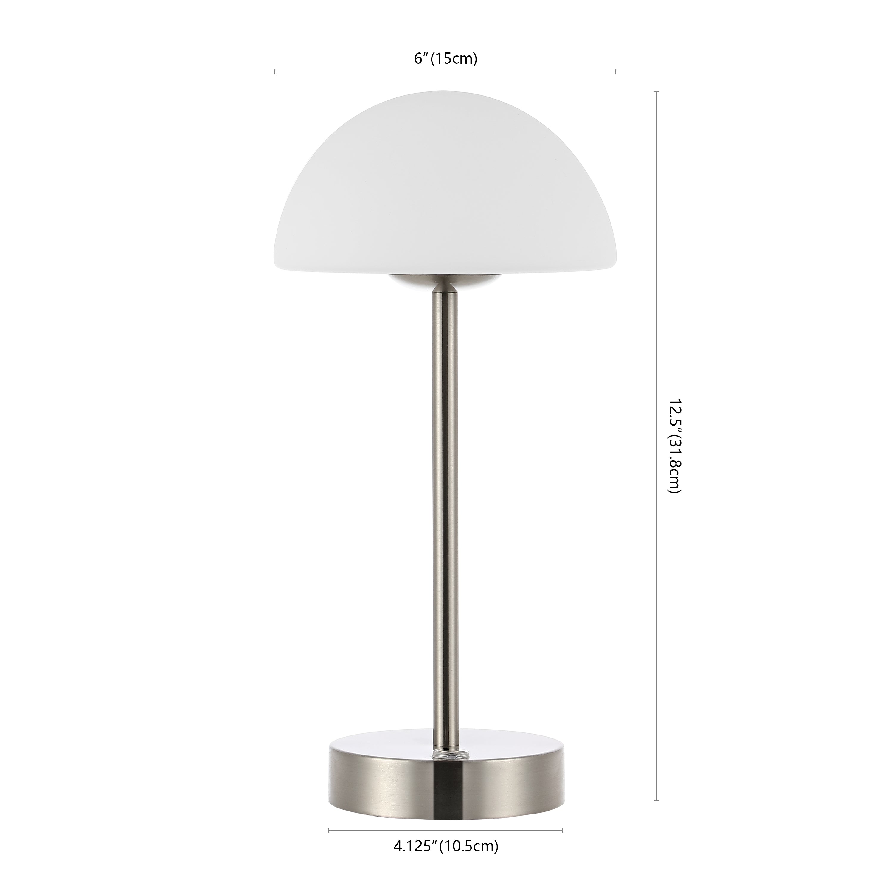 Xavier Modern Minimalist Iron Rechargeable Integrated Portable LED Table Lamp