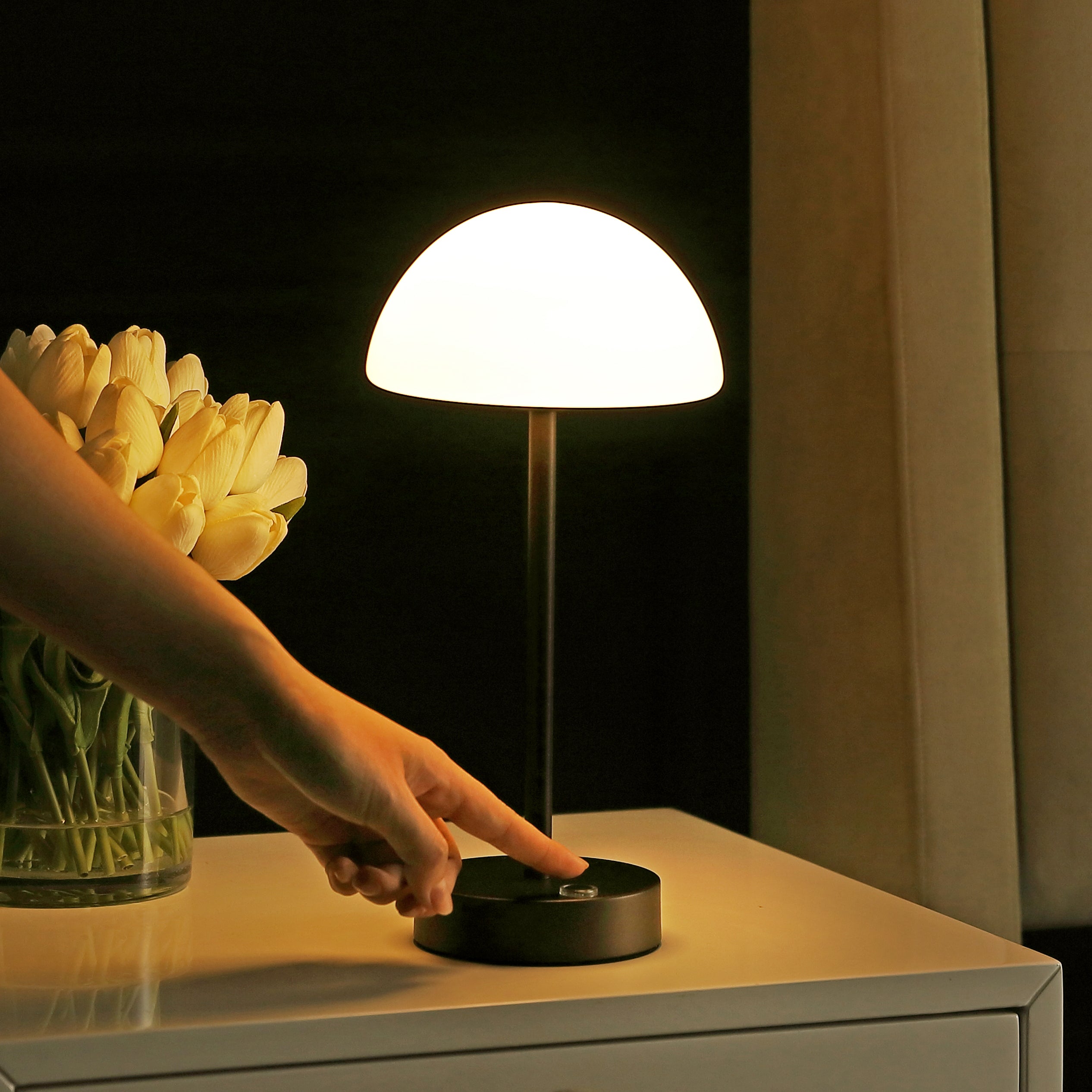 Xavier Modern Minimalist Iron Rechargeable Integrated Portable LED Table Lamp
