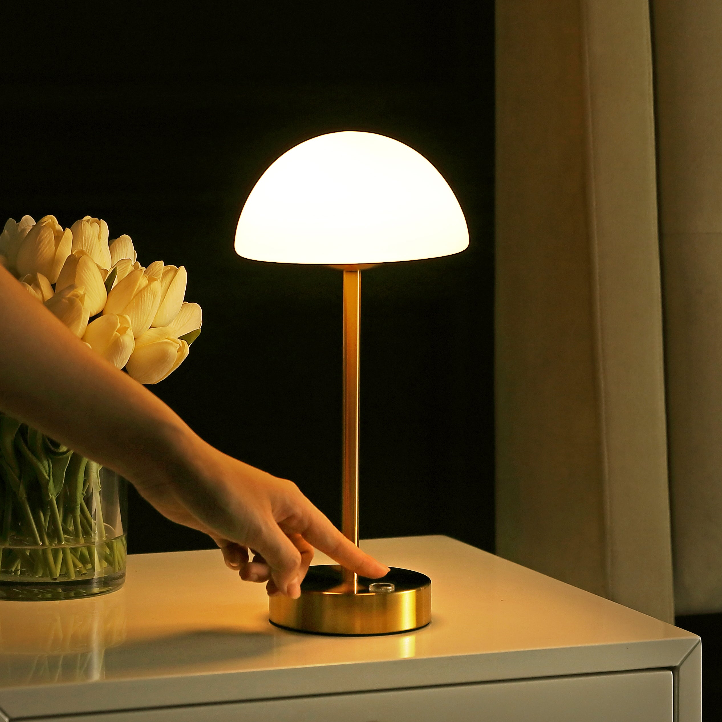 Xavier Modern Minimalist Iron Rechargeable Integrated Portable LED Table Lamp