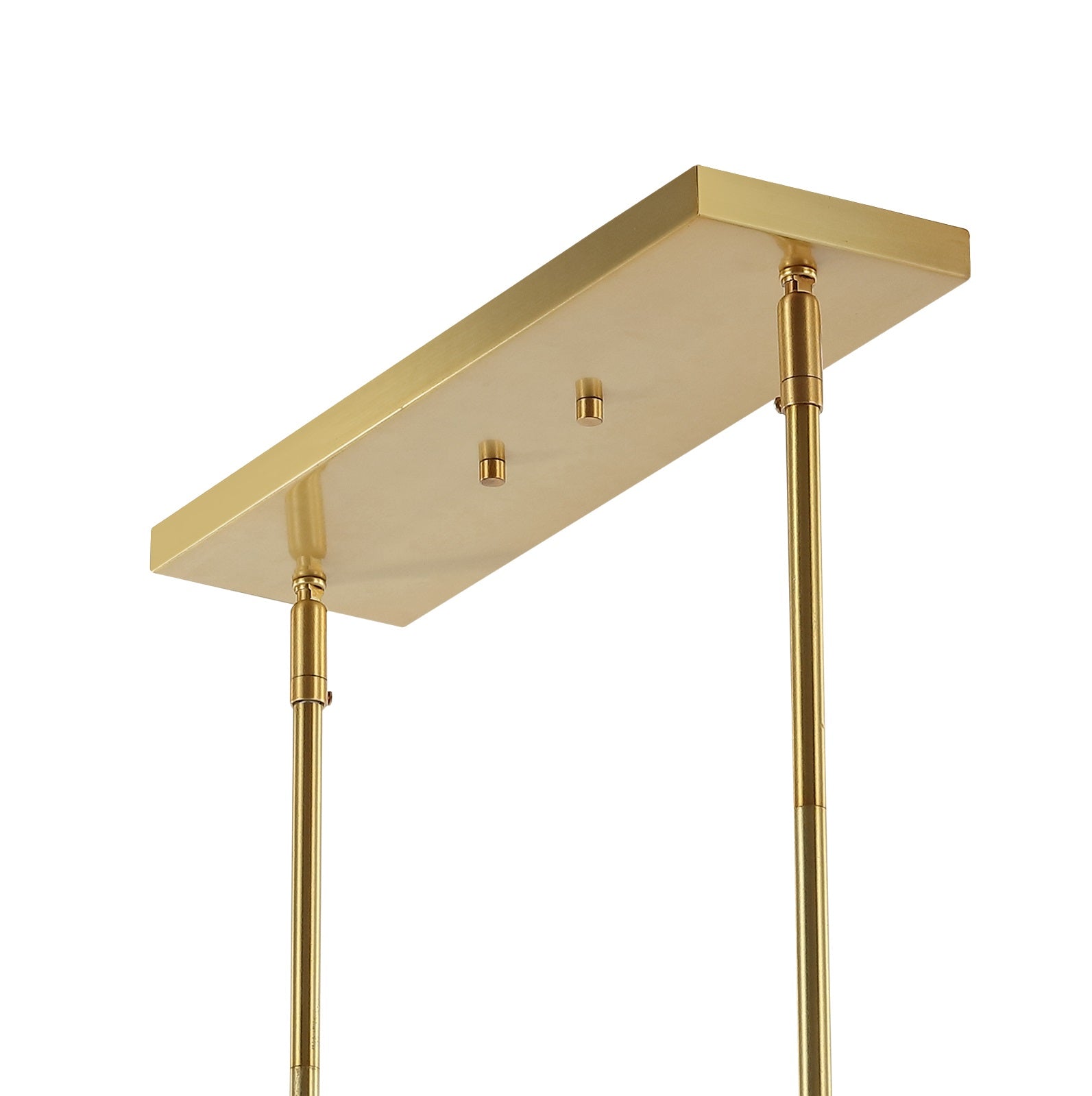 Luca 7-Light Modern Glam Iron Globe Linear LED Pendant