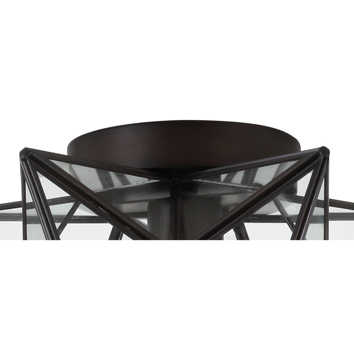 Stella Moravian Star Metal/Glass LED Flush Mount