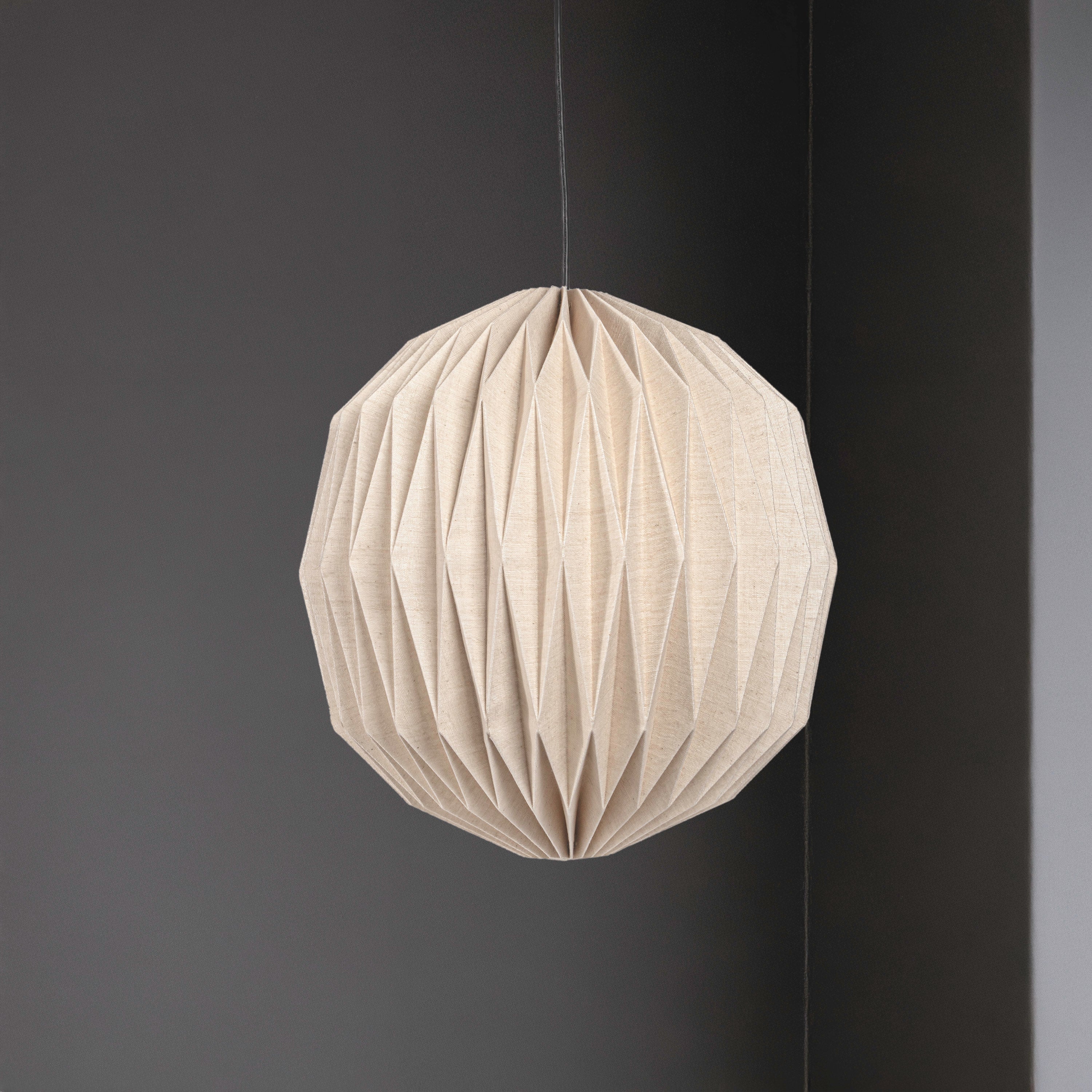 Vaughn 15.75" Modern Vintage Orb Honeycomb Shade LED Pendant Light