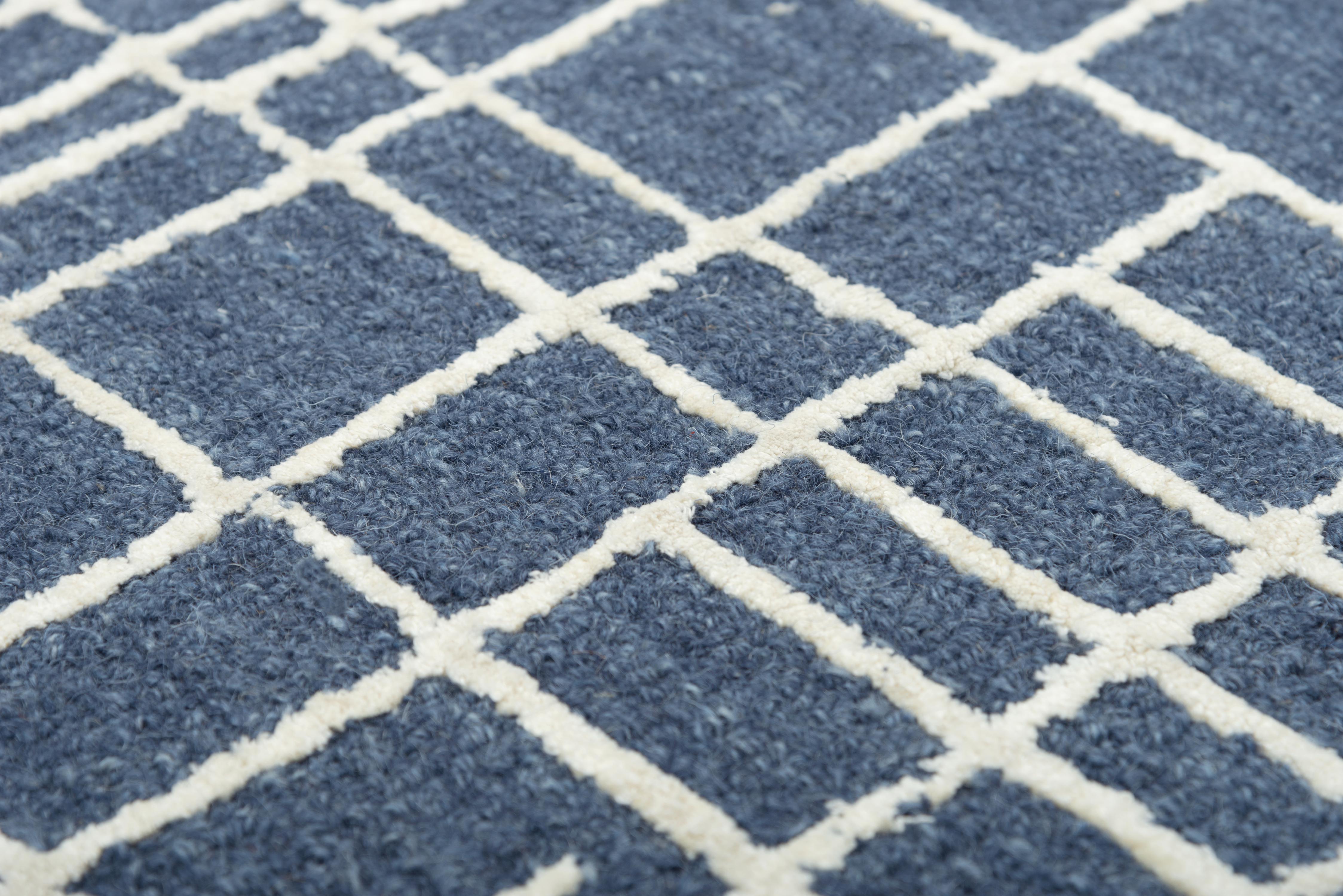 Jazz Hand Tufted Geometric Area Rug