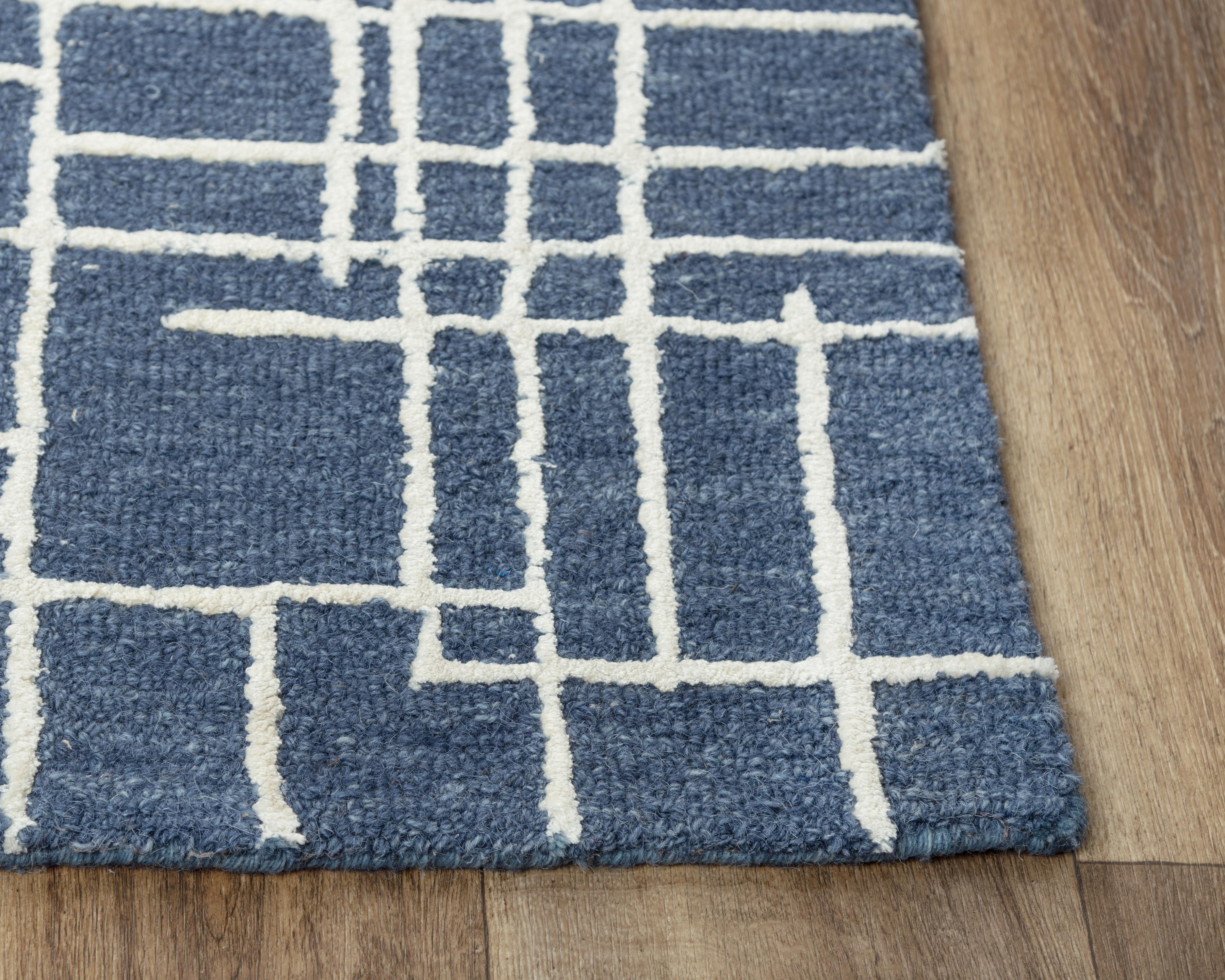 Jazz Hand Tufted Geometric Area Rug