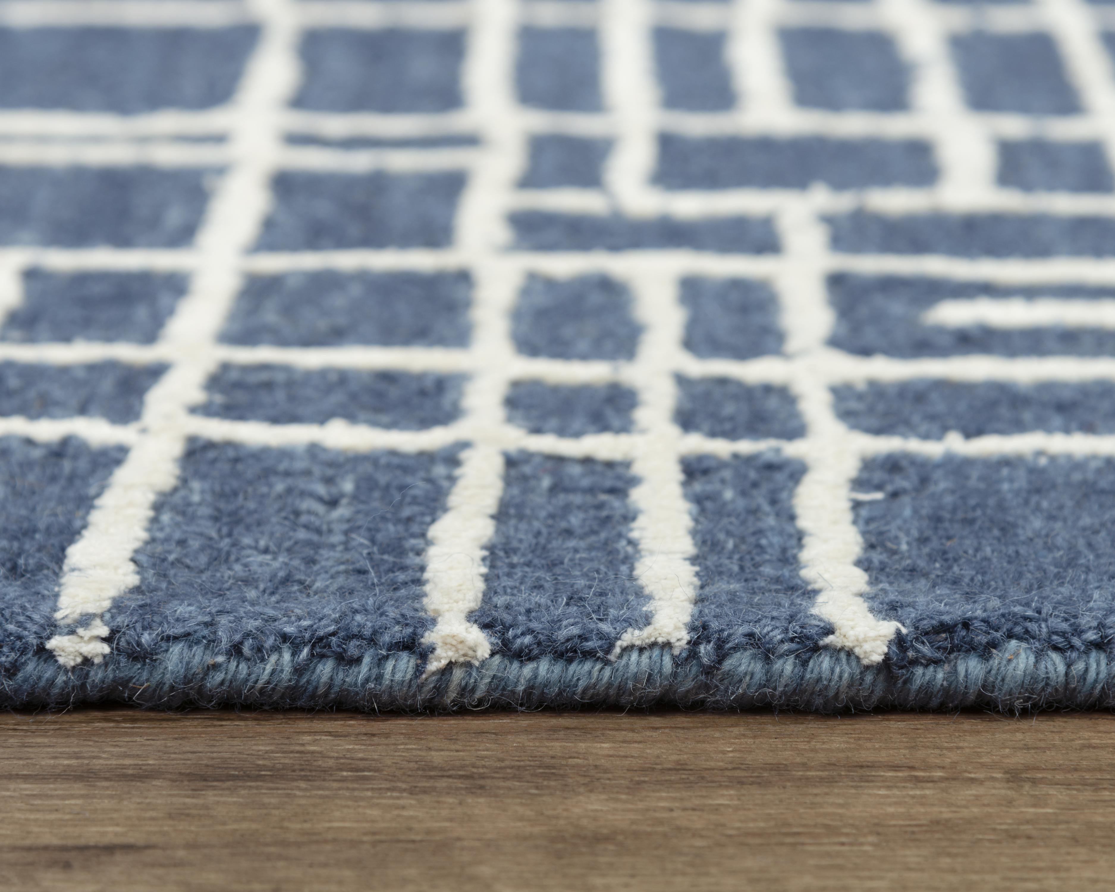 Jazz Hand Tufted Geometric Area Rug