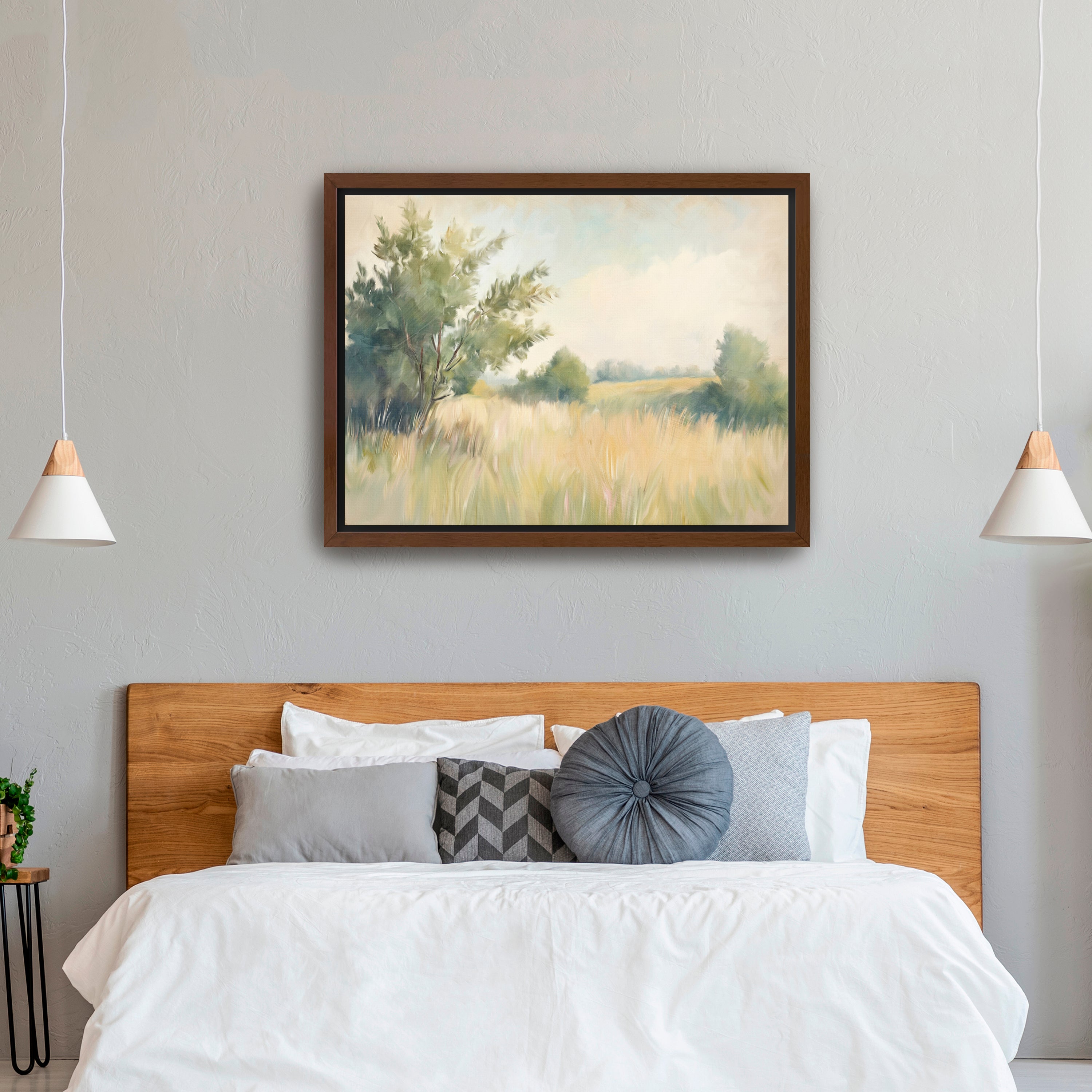 Summer Green Canvas Giclee