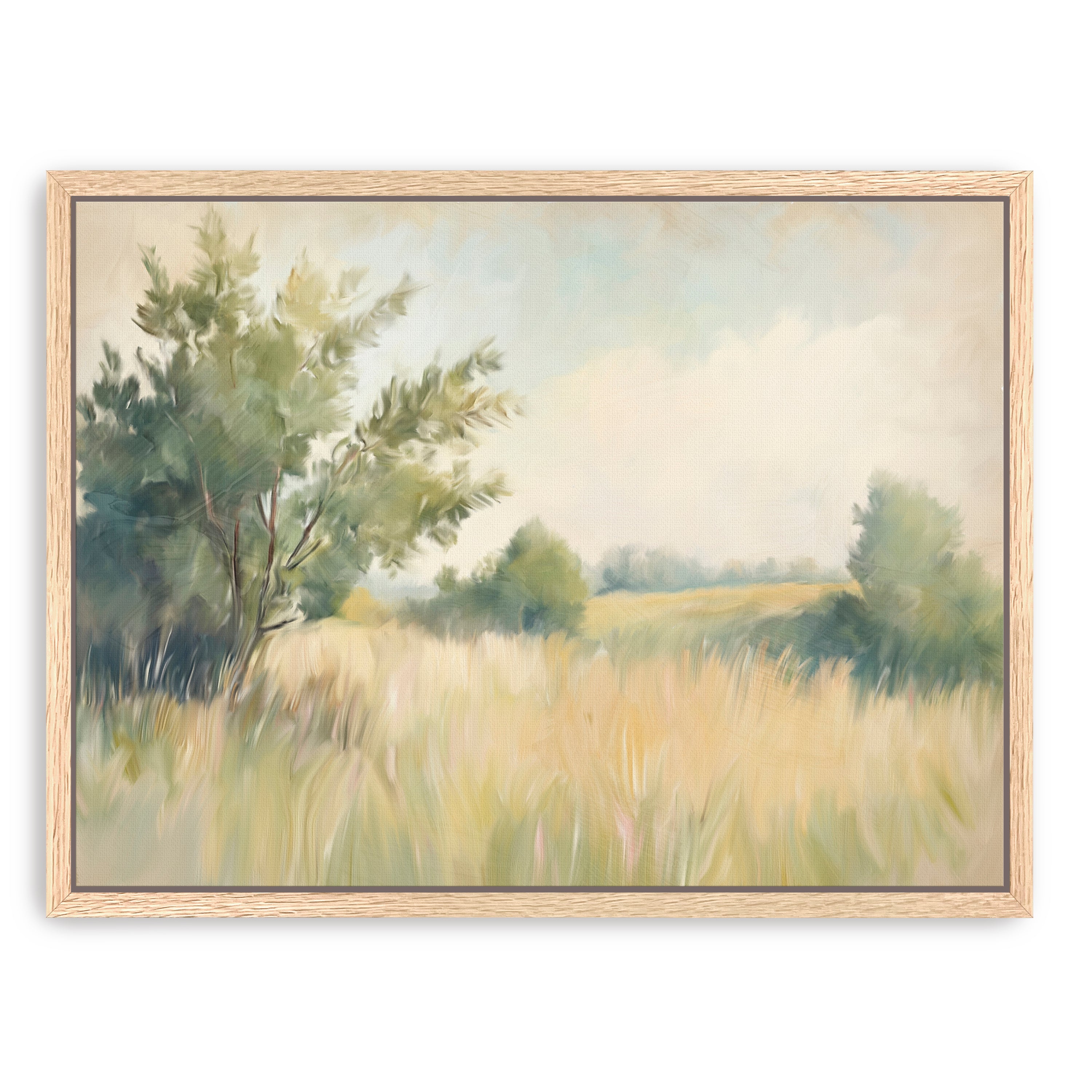 Summer Green Canvas Giclee