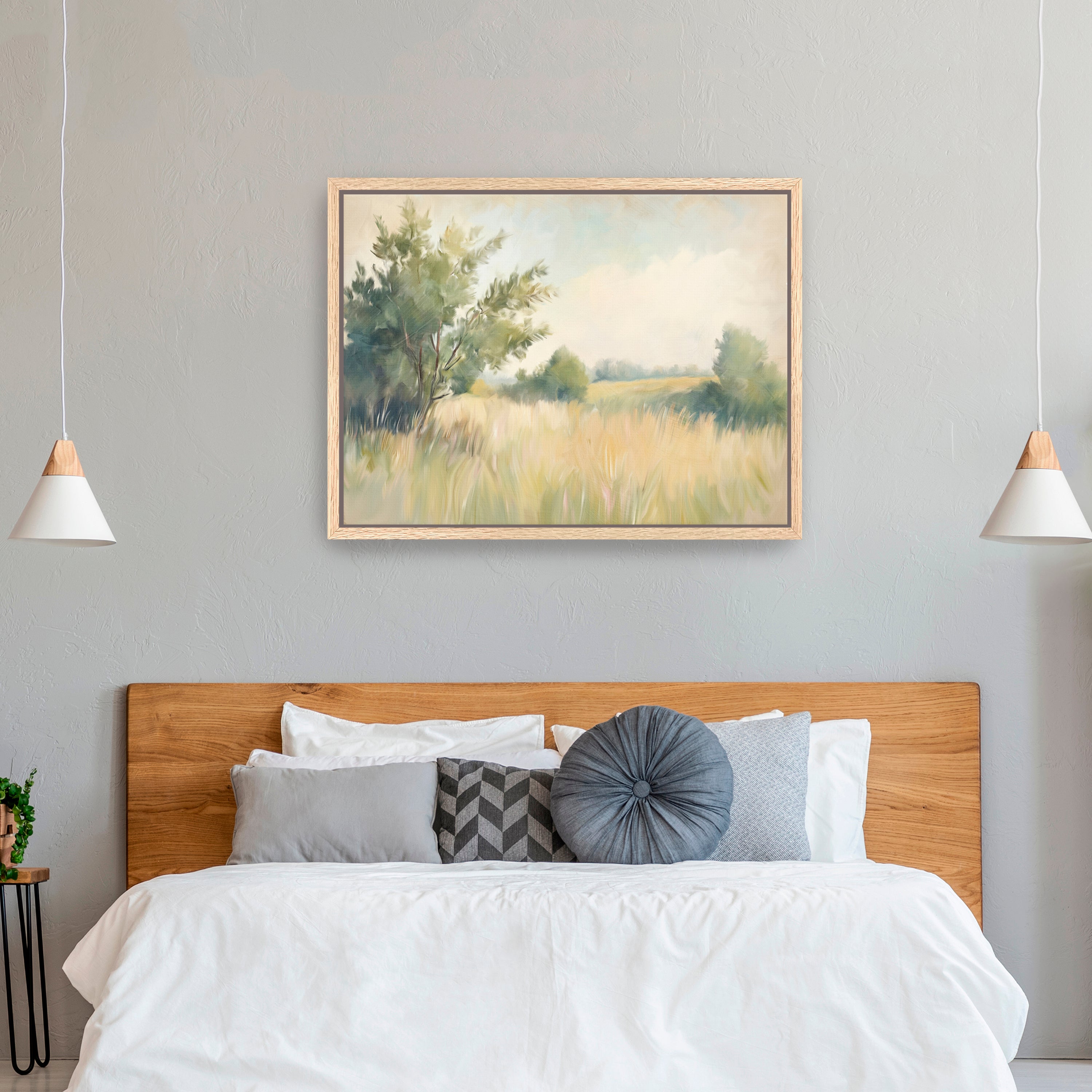 Summer Green Canvas Giclee