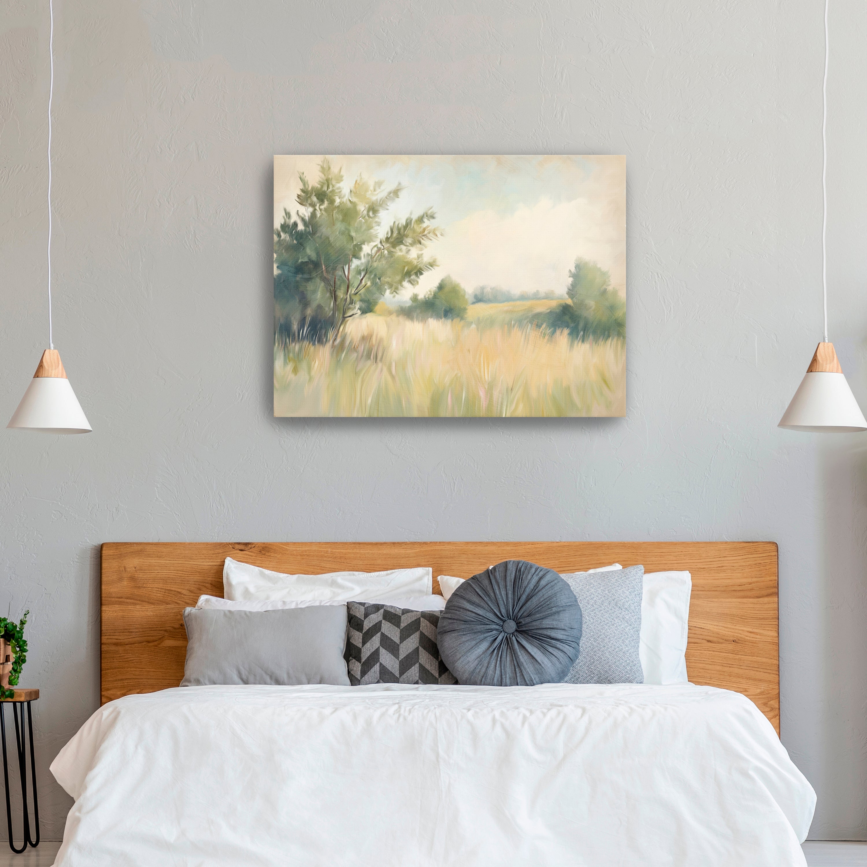 Summer Green Canvas Giclee