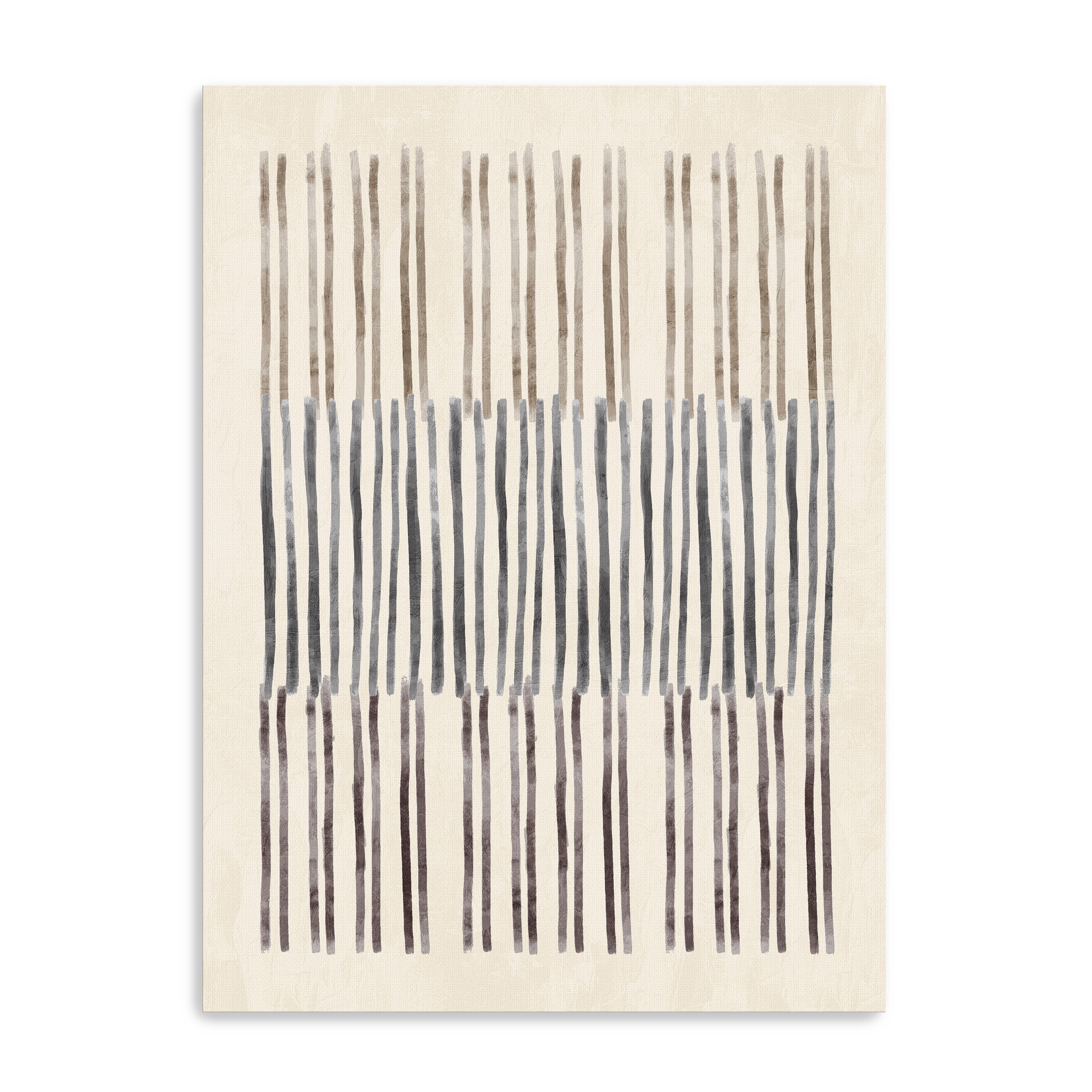 Neutral Overlap I Canvas Giclee